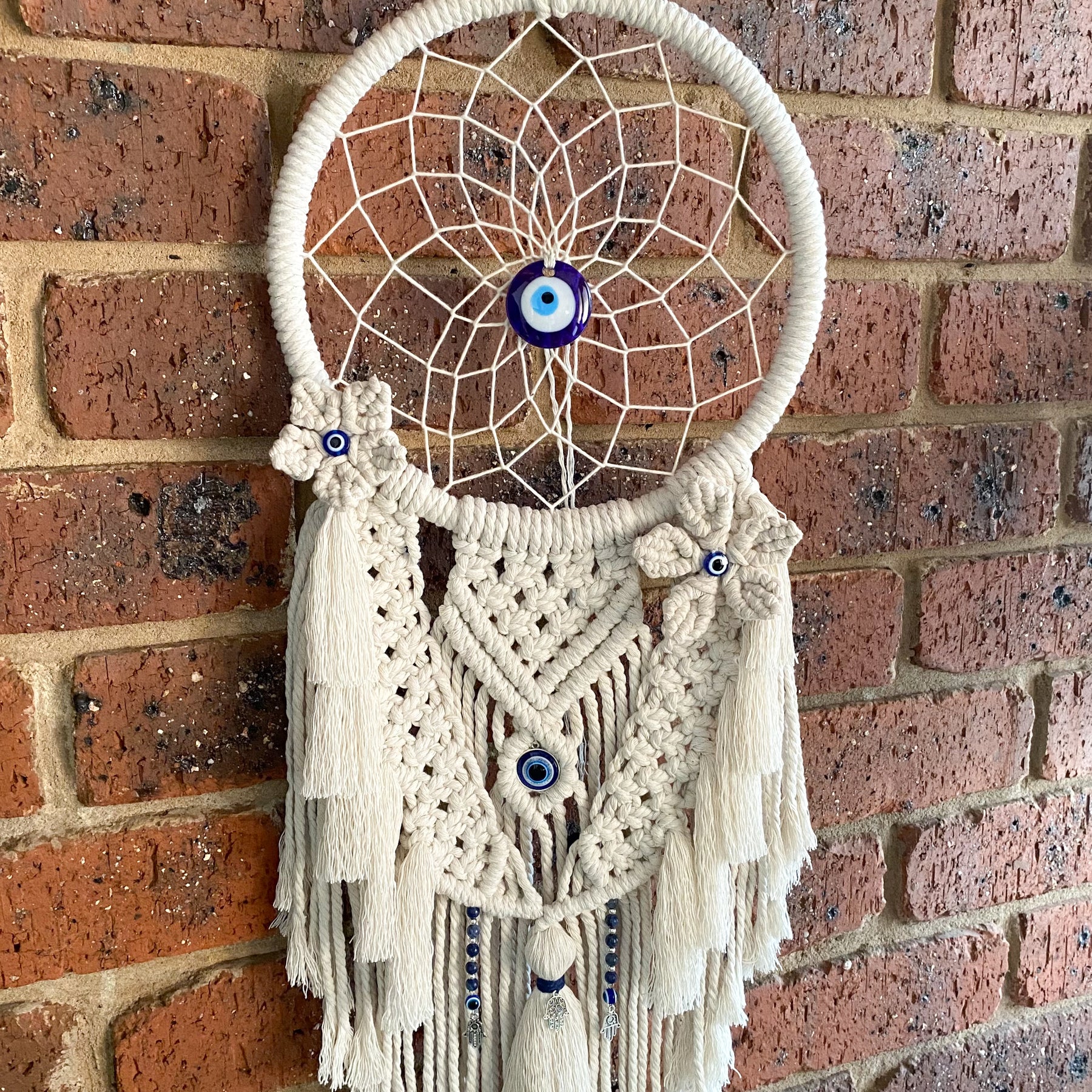 Macrame Evil Eye Dream Catcher