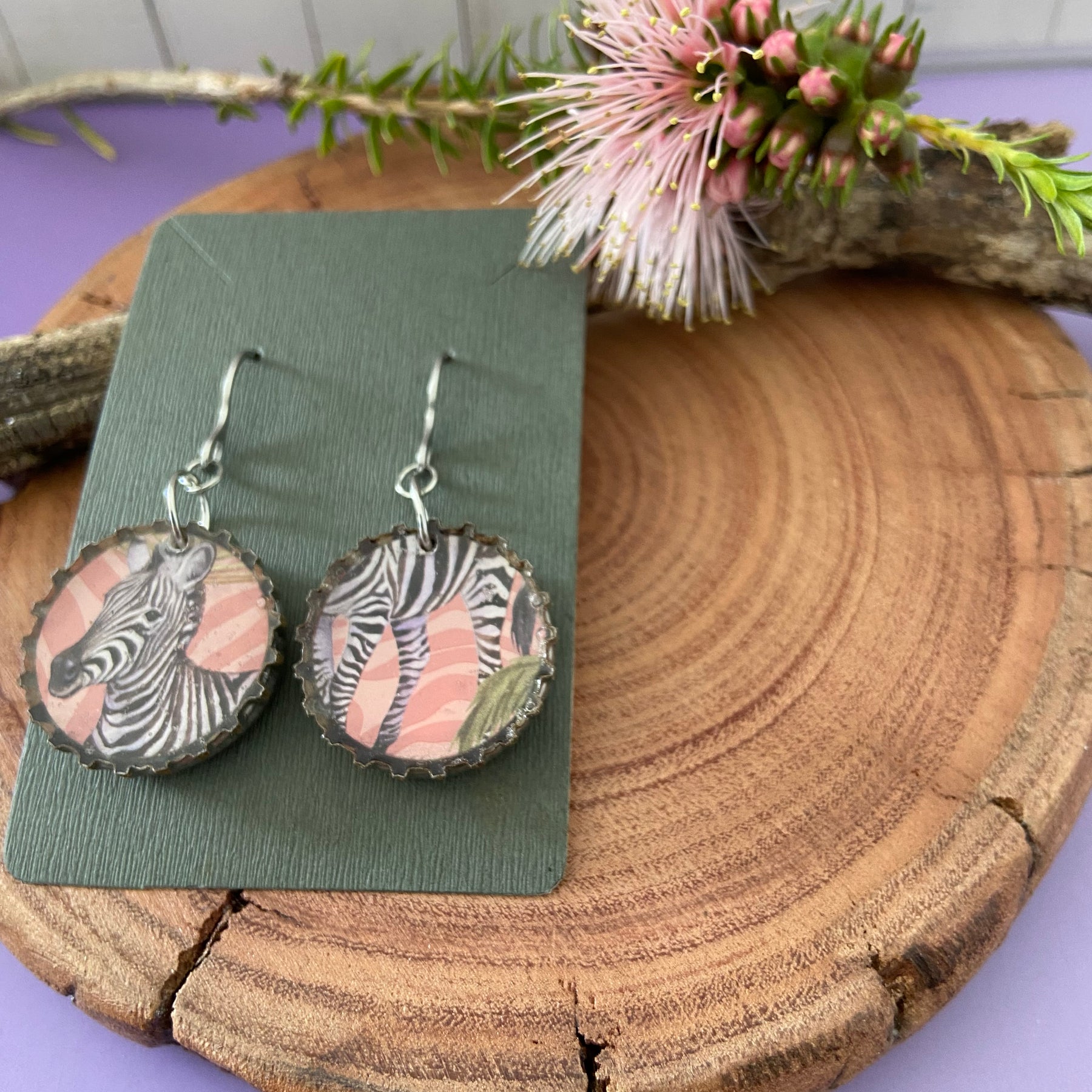 Bottle Cap Earrings