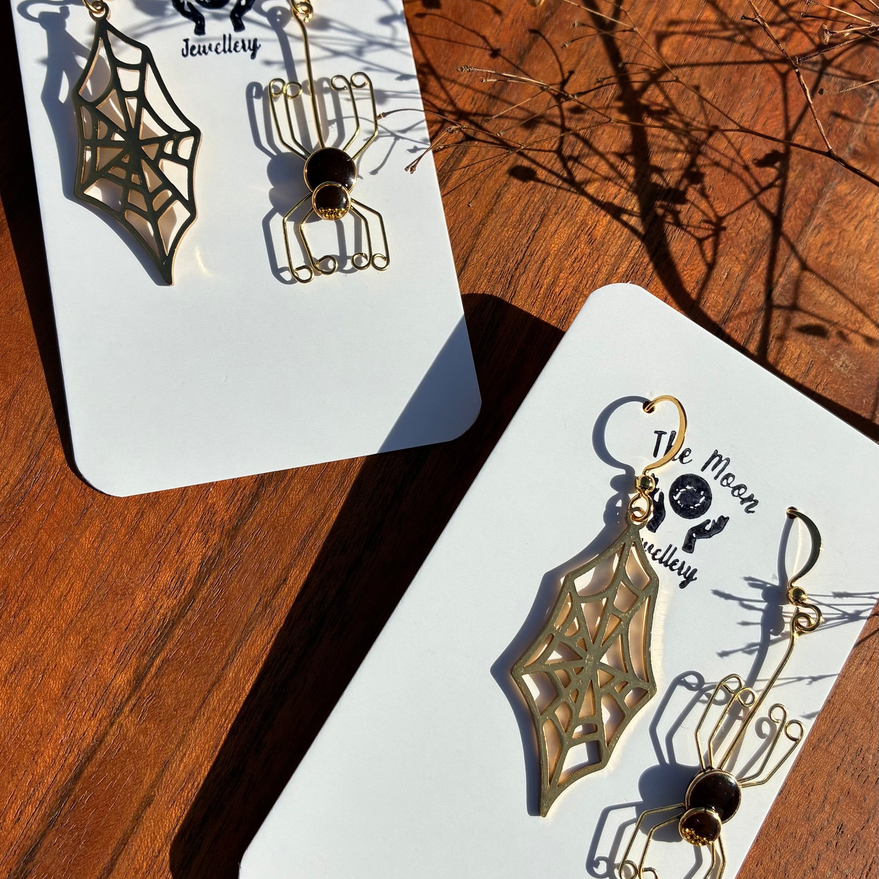 Spider earrings