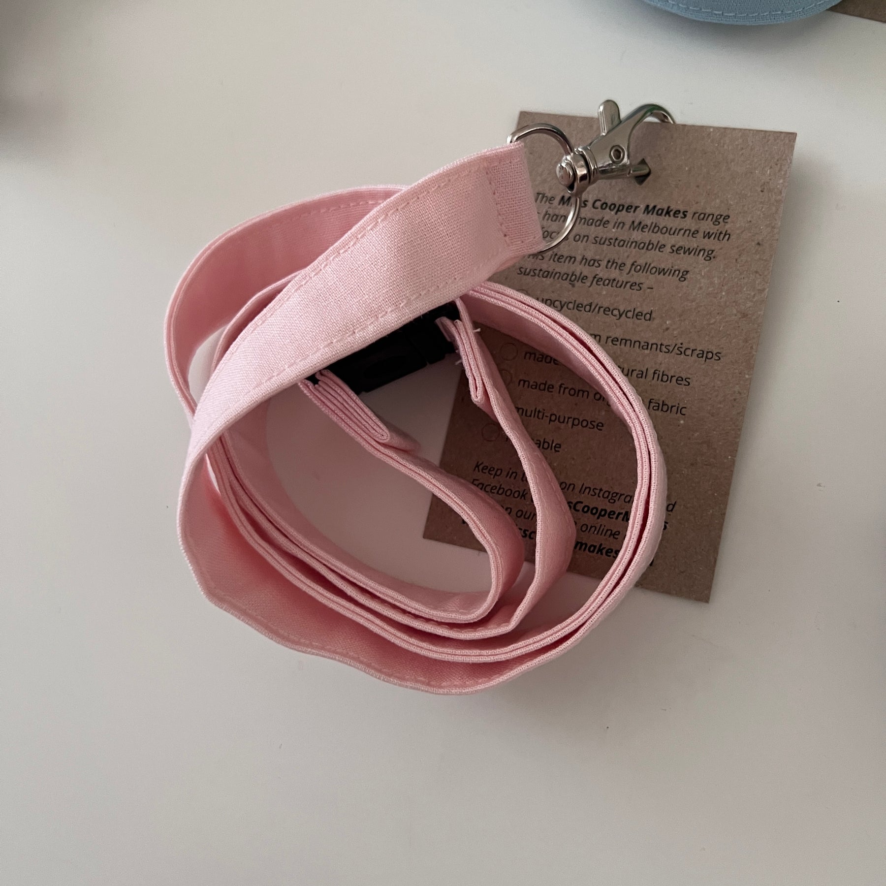 Fabric Lanyards - Solid Colours -with quick-release safety clasp