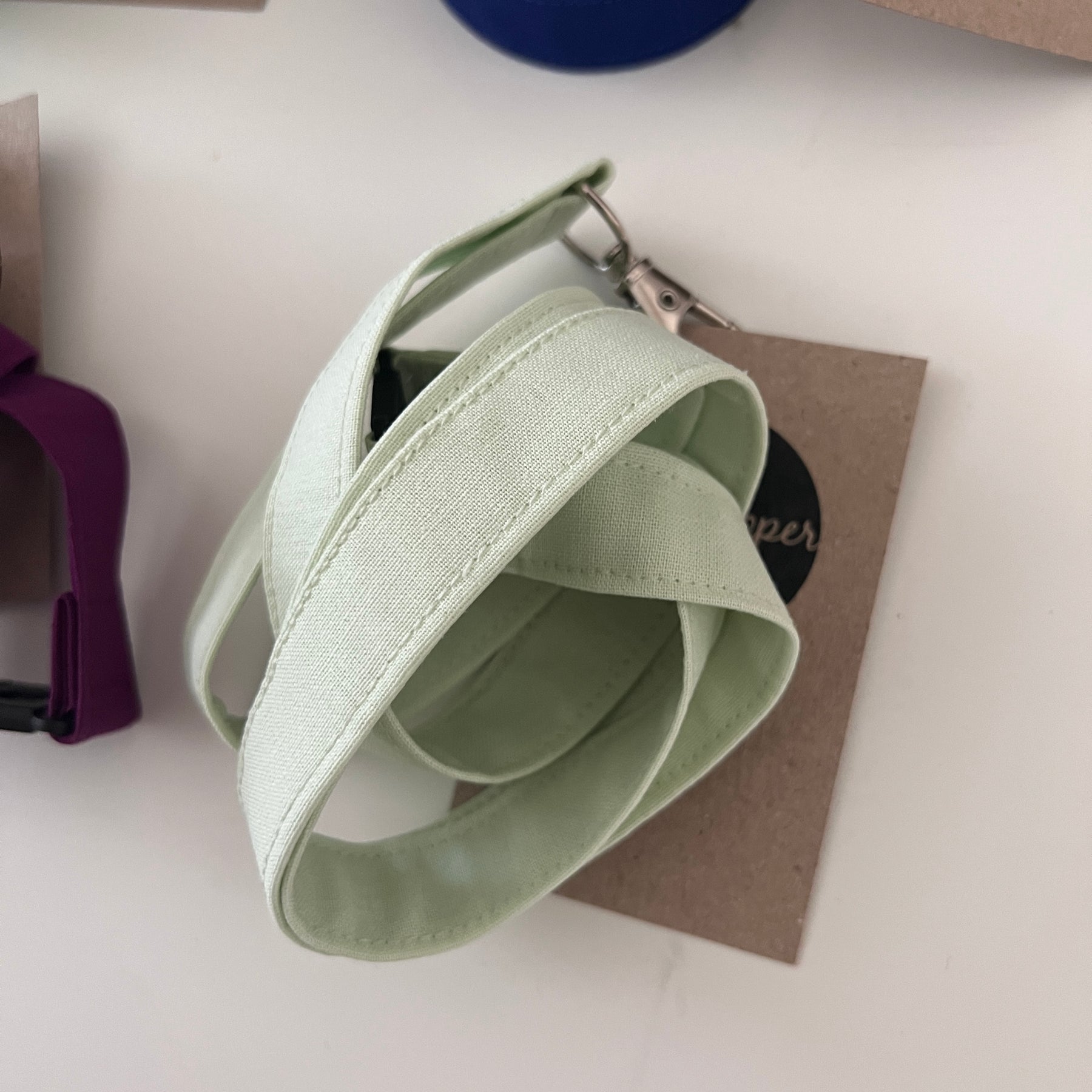 Fabric Lanyards - Solid Colours -with quick-release safety clasp