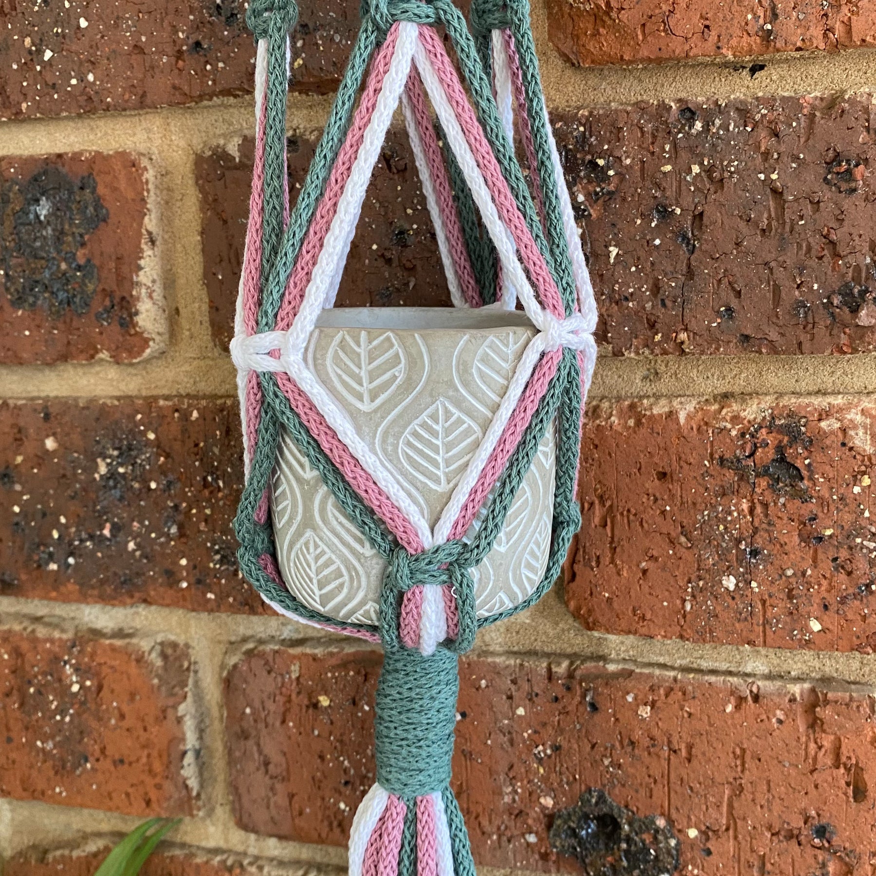 Macrame Gift Box - Pink