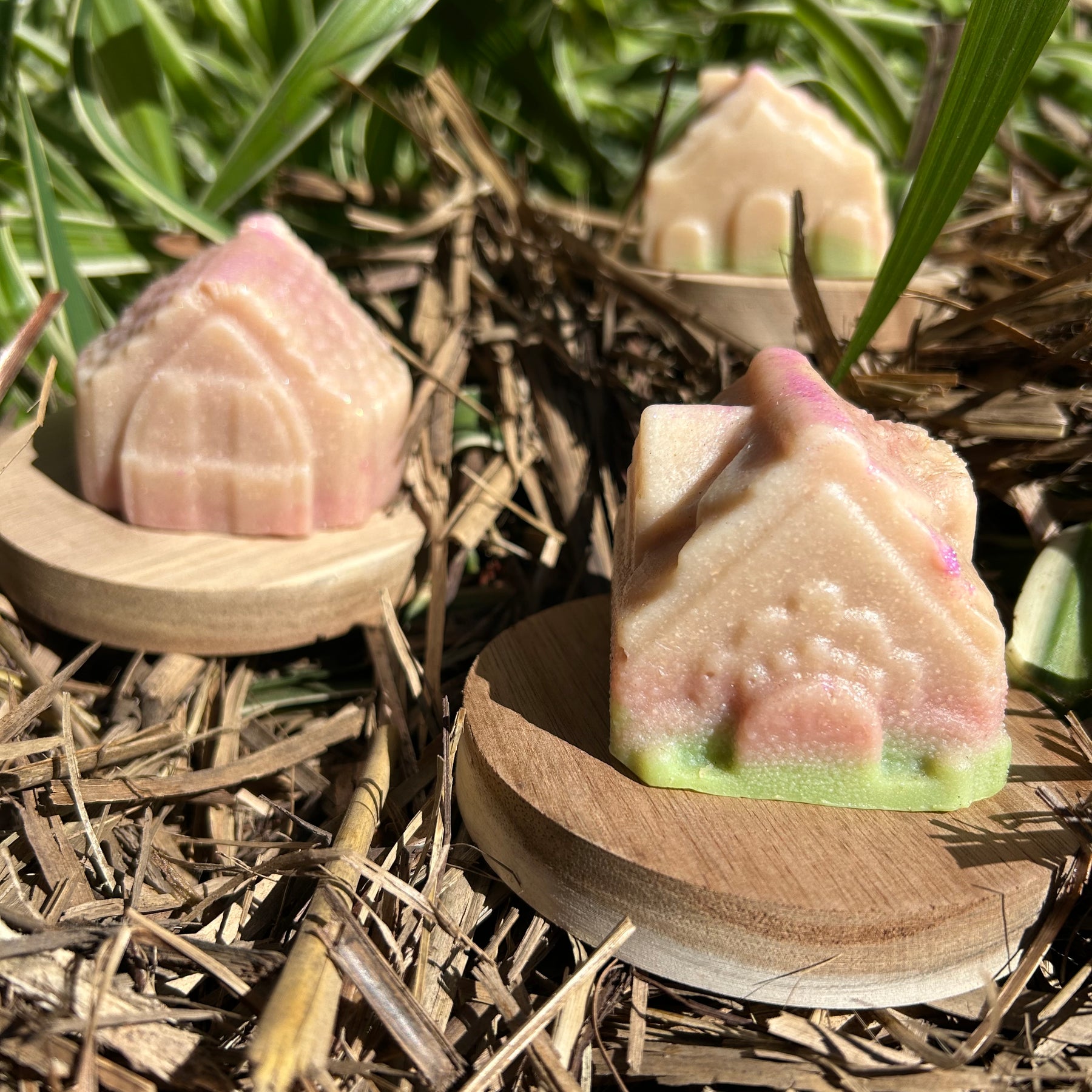Handmade Christmas Soap Elf House | Natural Holiday Gift | Festive Glitter