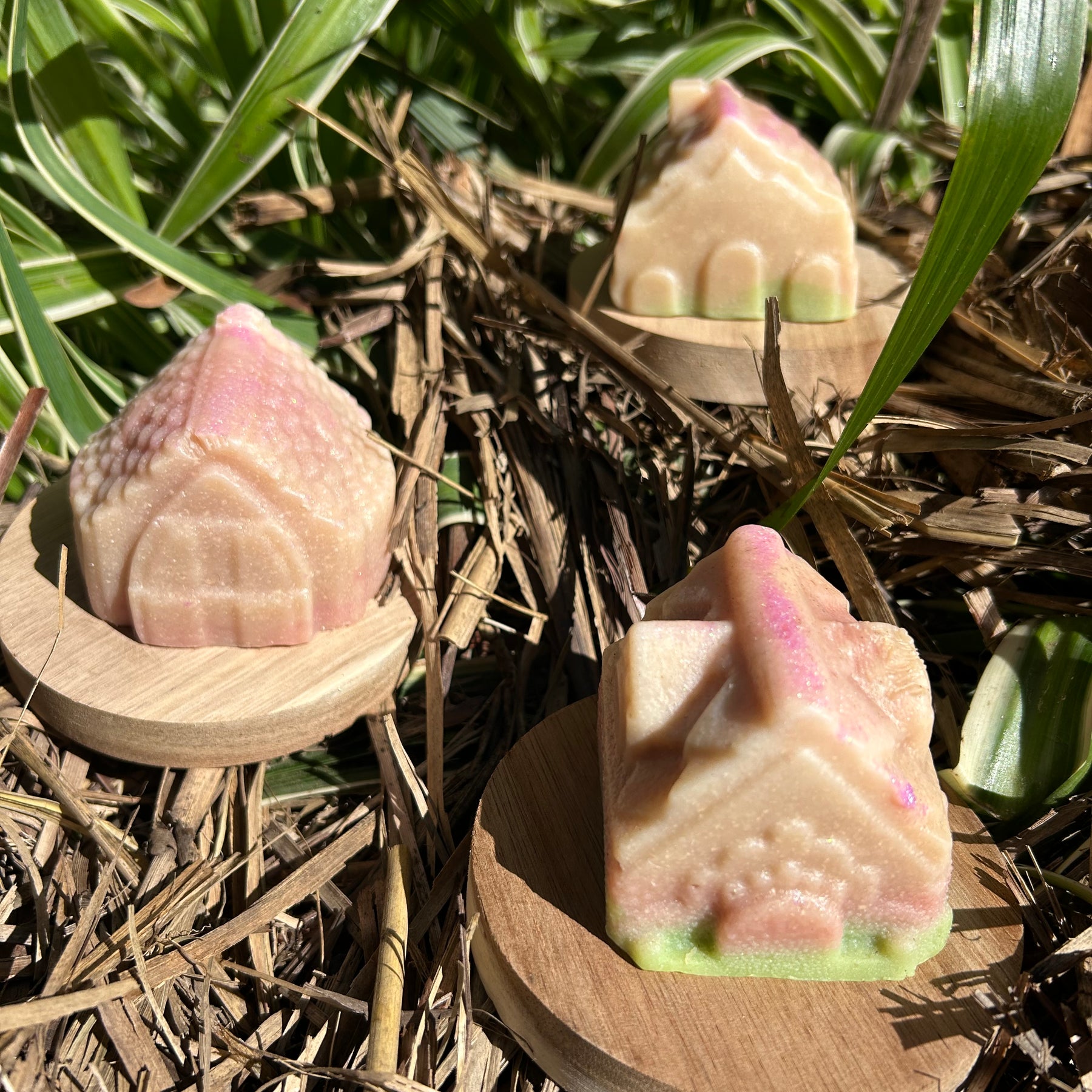 Handmade Christmas Soap Elf House | Natural Holiday Gift | Festive Glitter