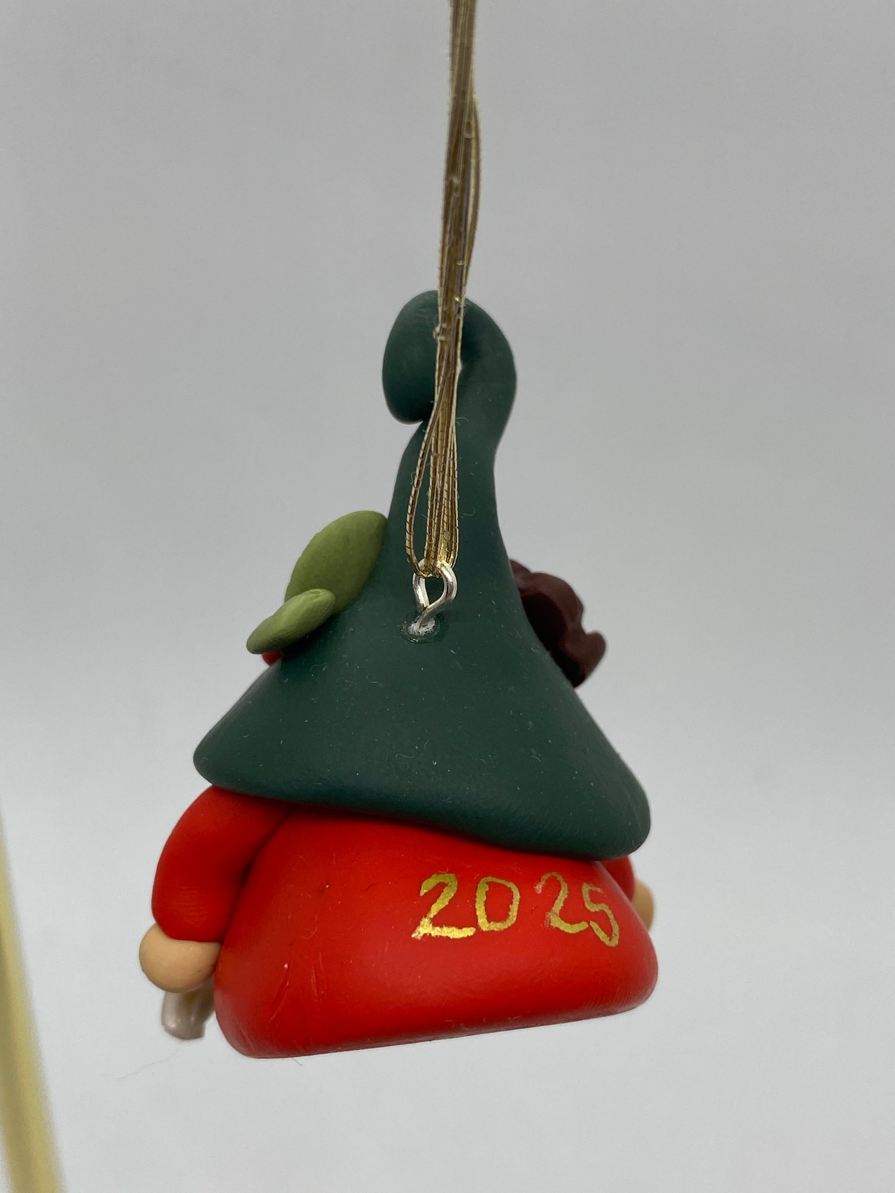 Single Adult Gnome – Handcrafted Ornament or Desk Friend