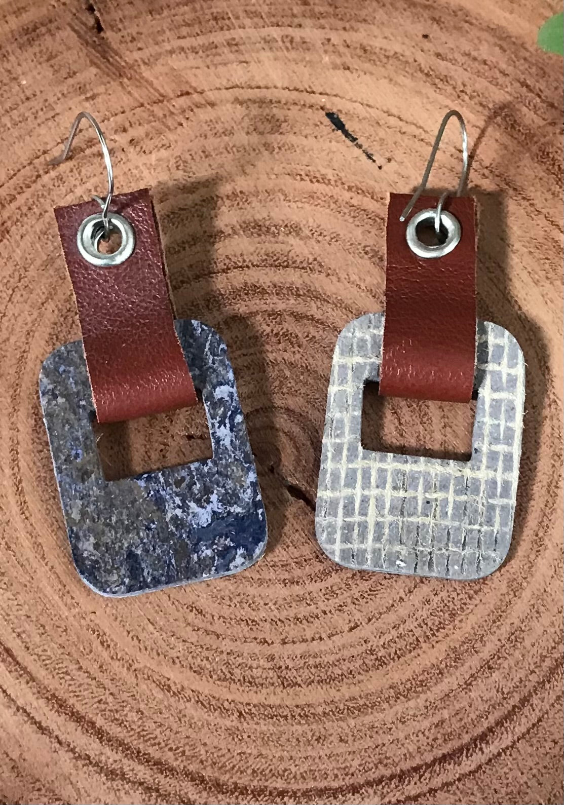 HANDMADE EARRINGS MADE WITH FLOORING