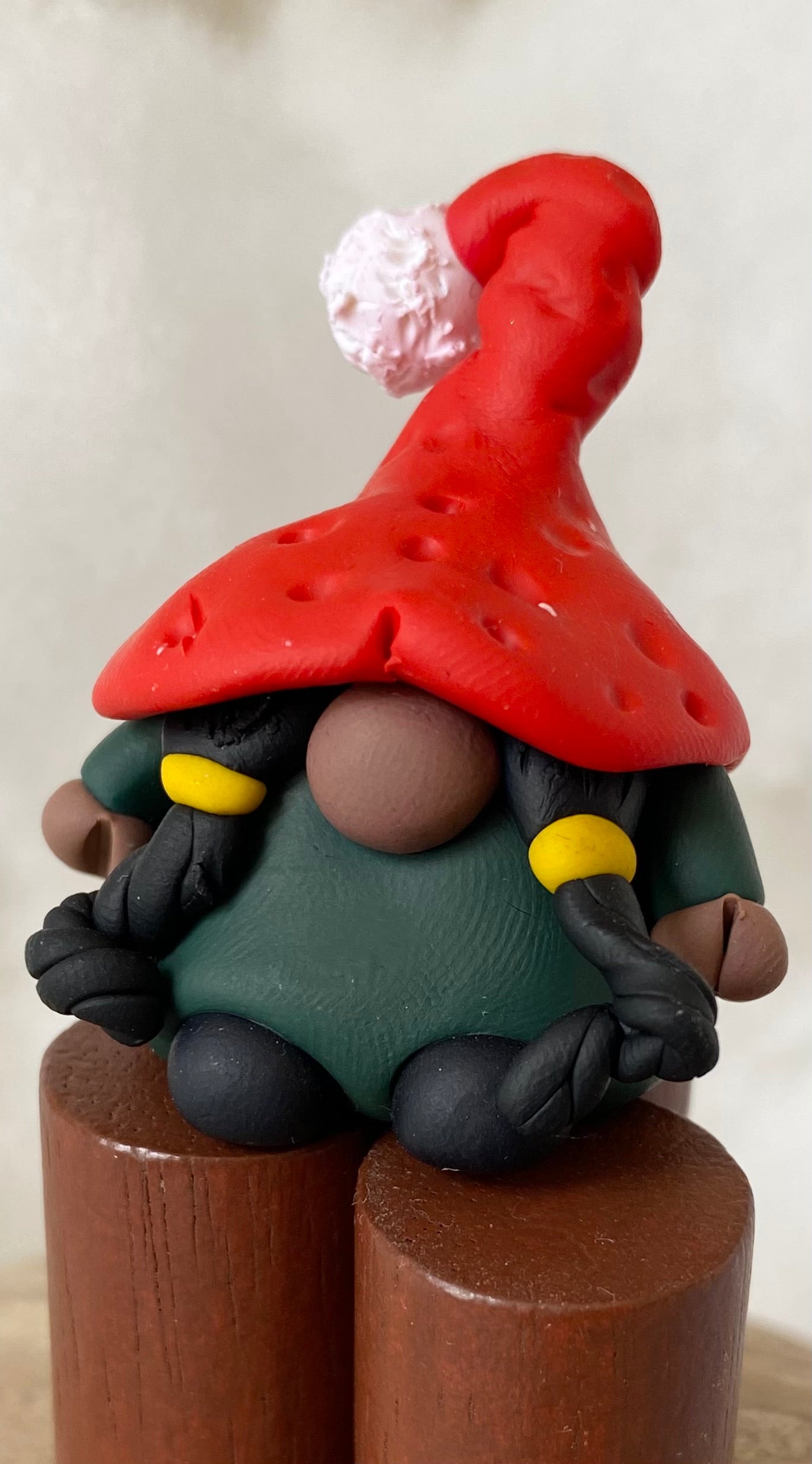 Single Adult Gnome – Handcrafted Ornament or Desk Friend