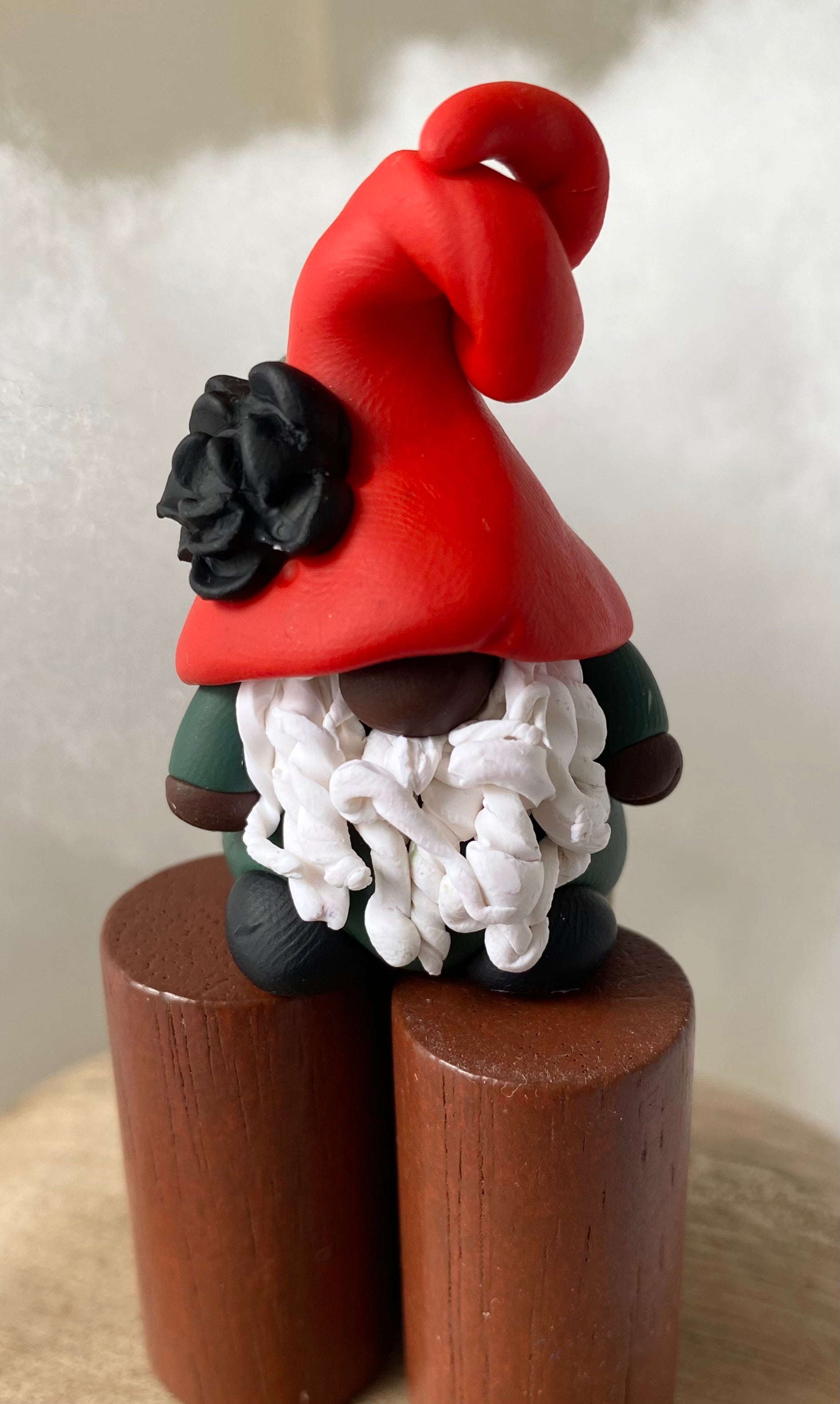 Single Adult Gnome – Handcrafted Ornament or Desk Friend
