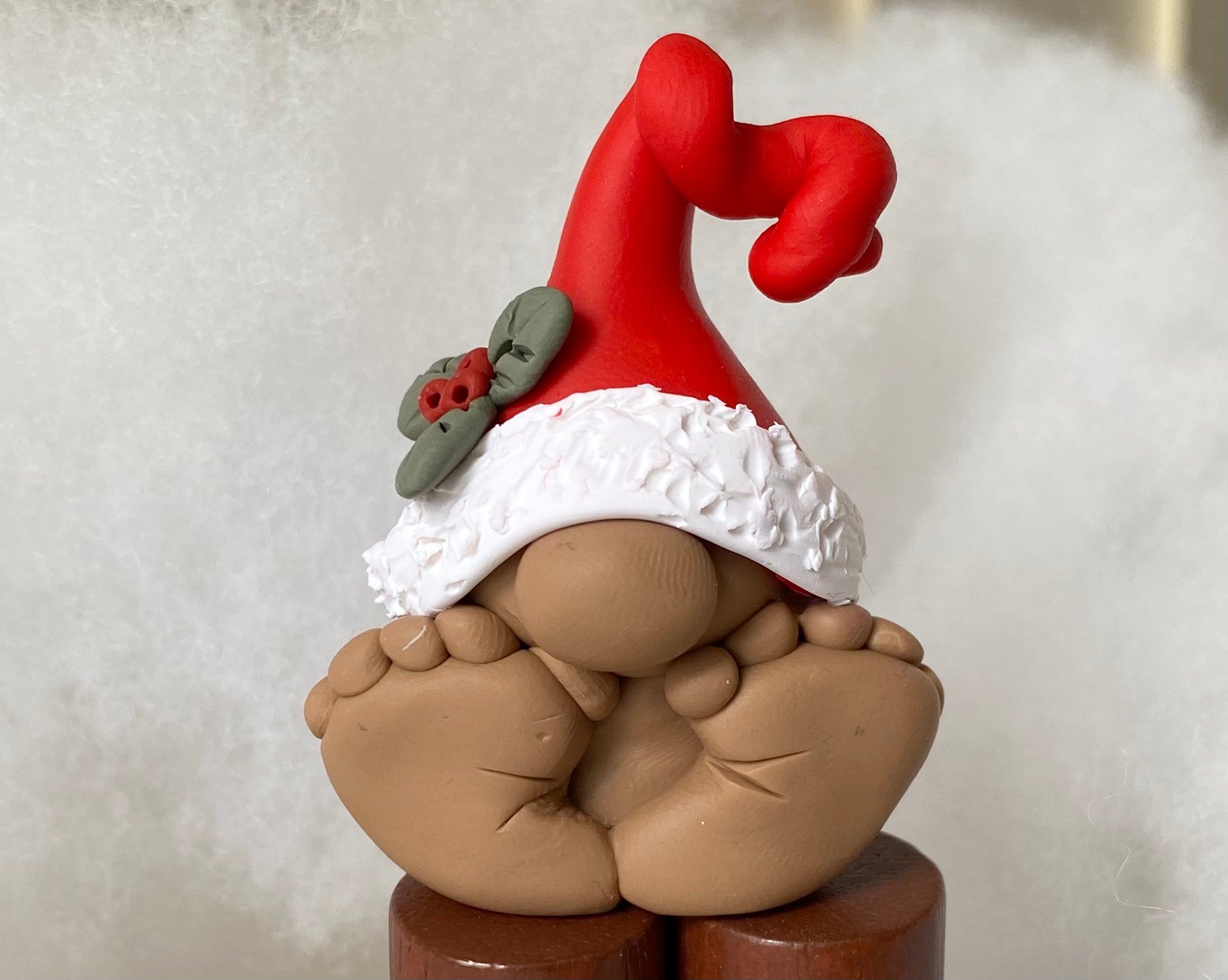 Baby Gnome – Handcrafted ornament or Desk Friend