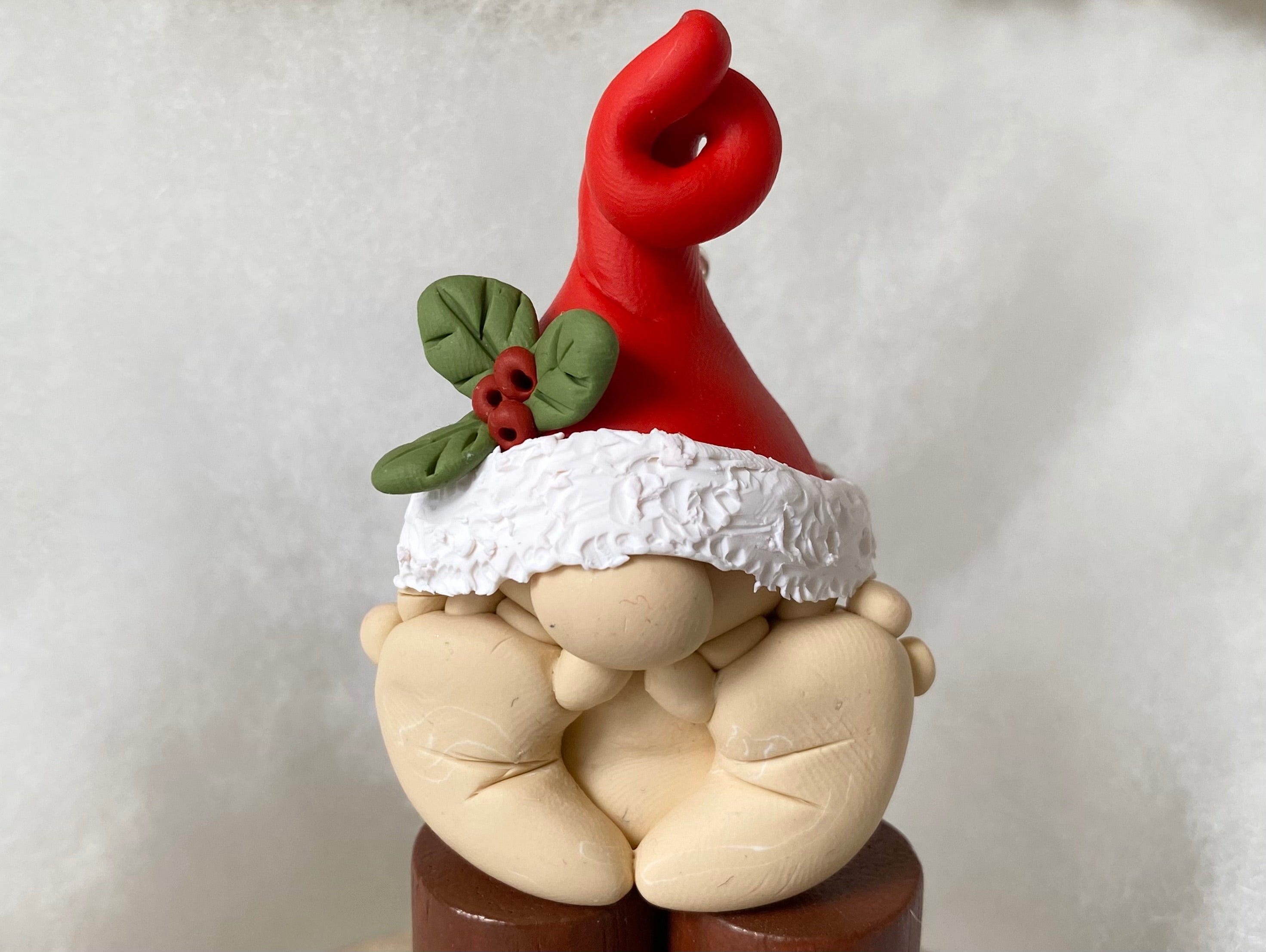 Baby Gnome – Handcrafted ornament or Desk Friend
