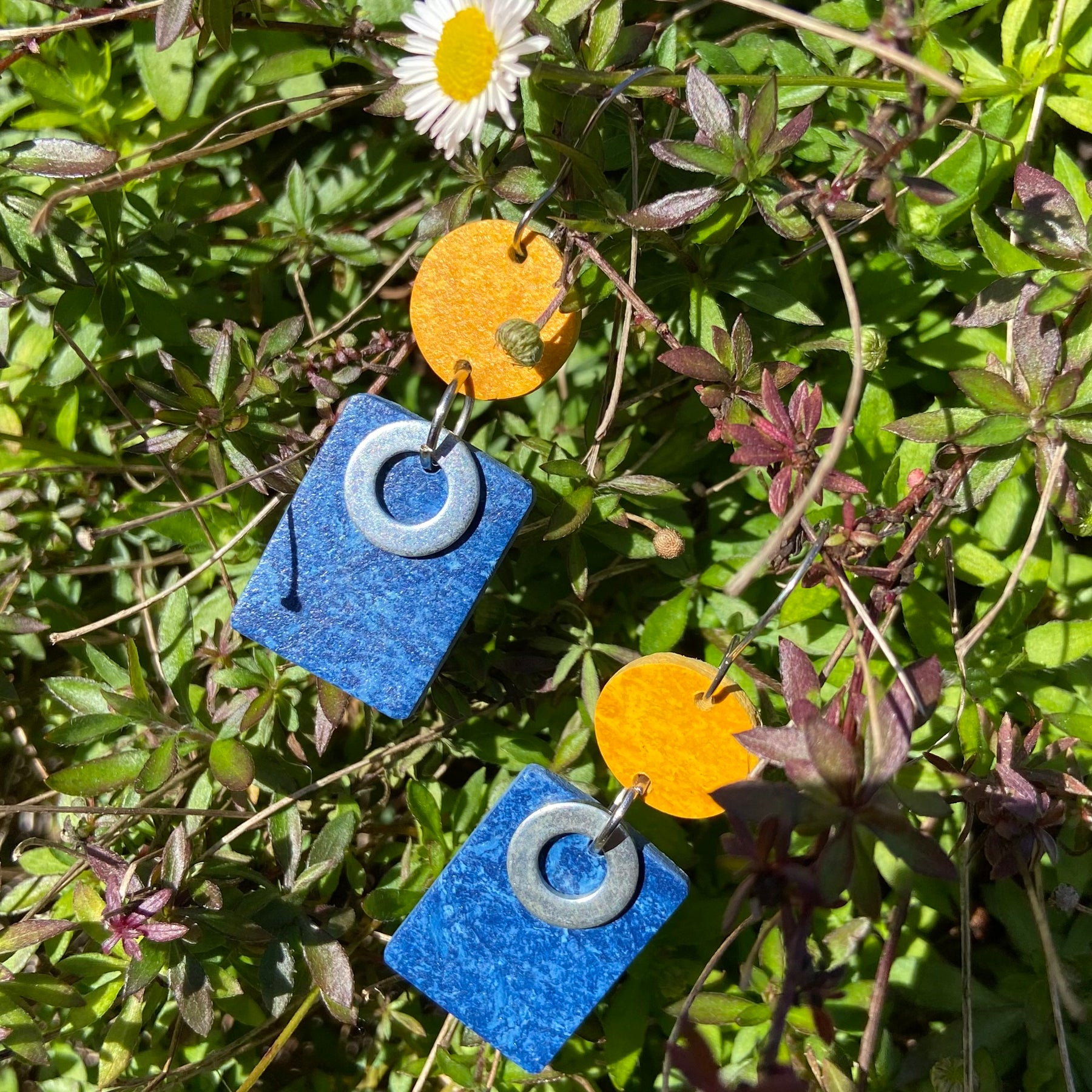 HANDMADE EARRINGS MADE WITH FLOORING
