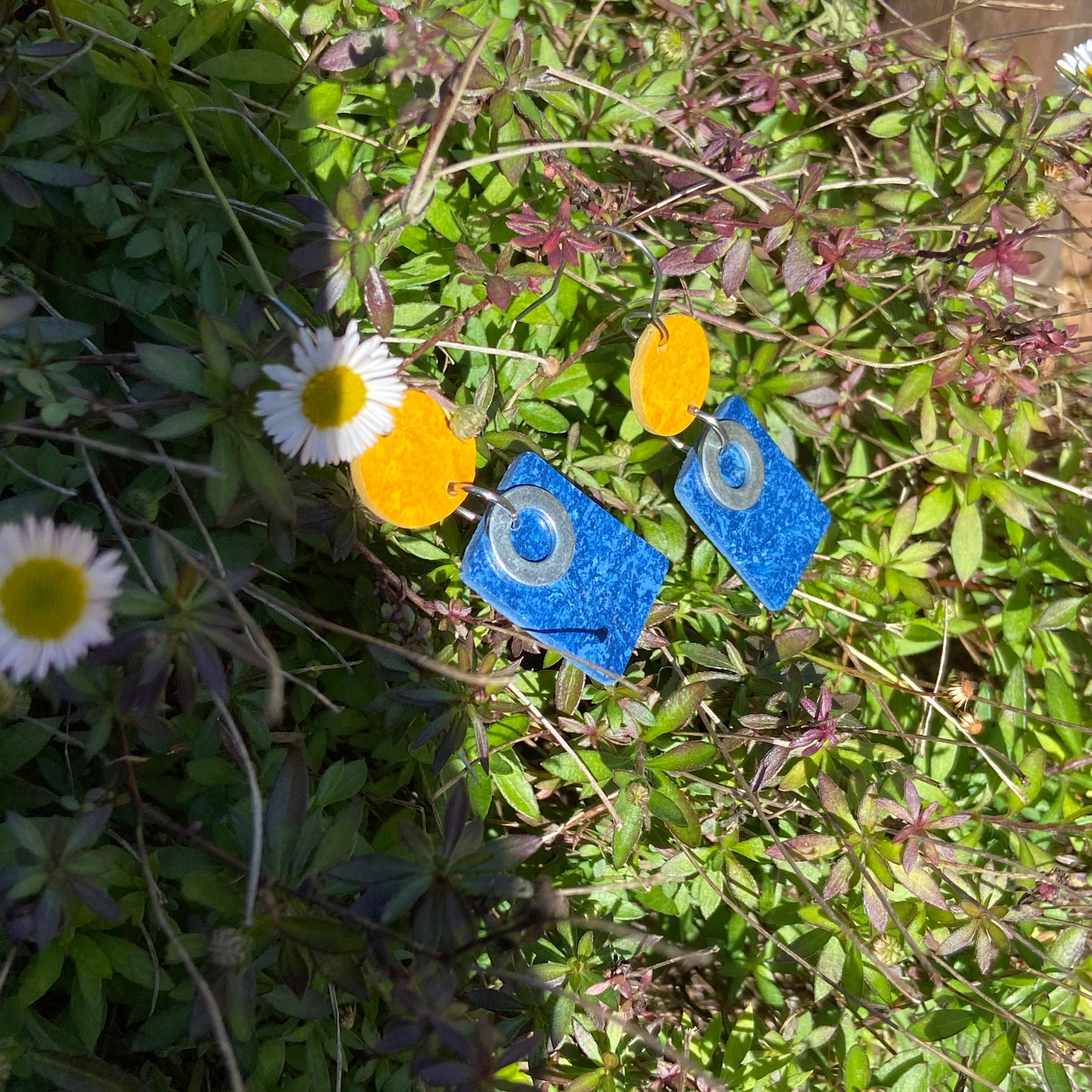 HANDMADE EARRINGS MADE WITH FLOORING