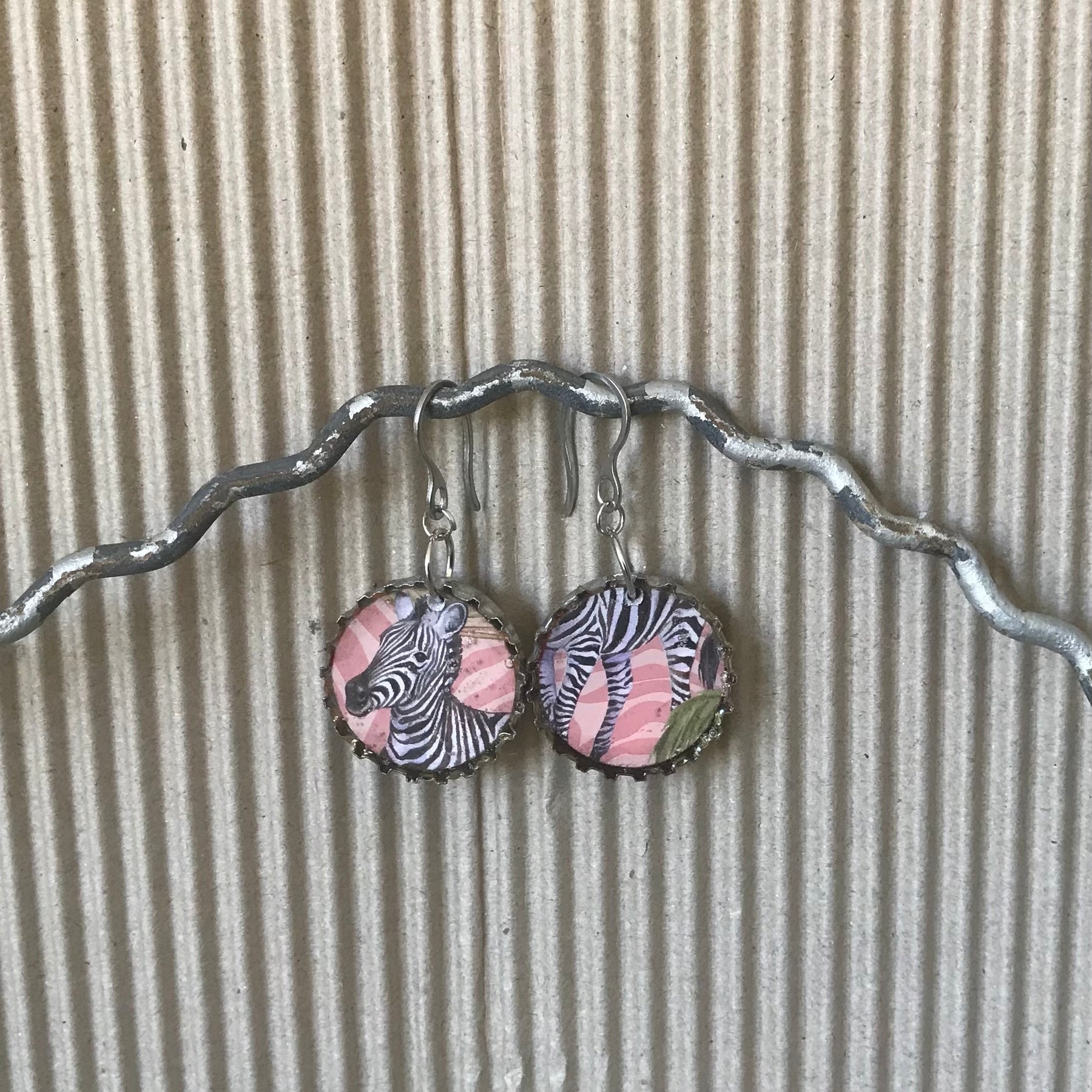 Bottle Cap Earrings