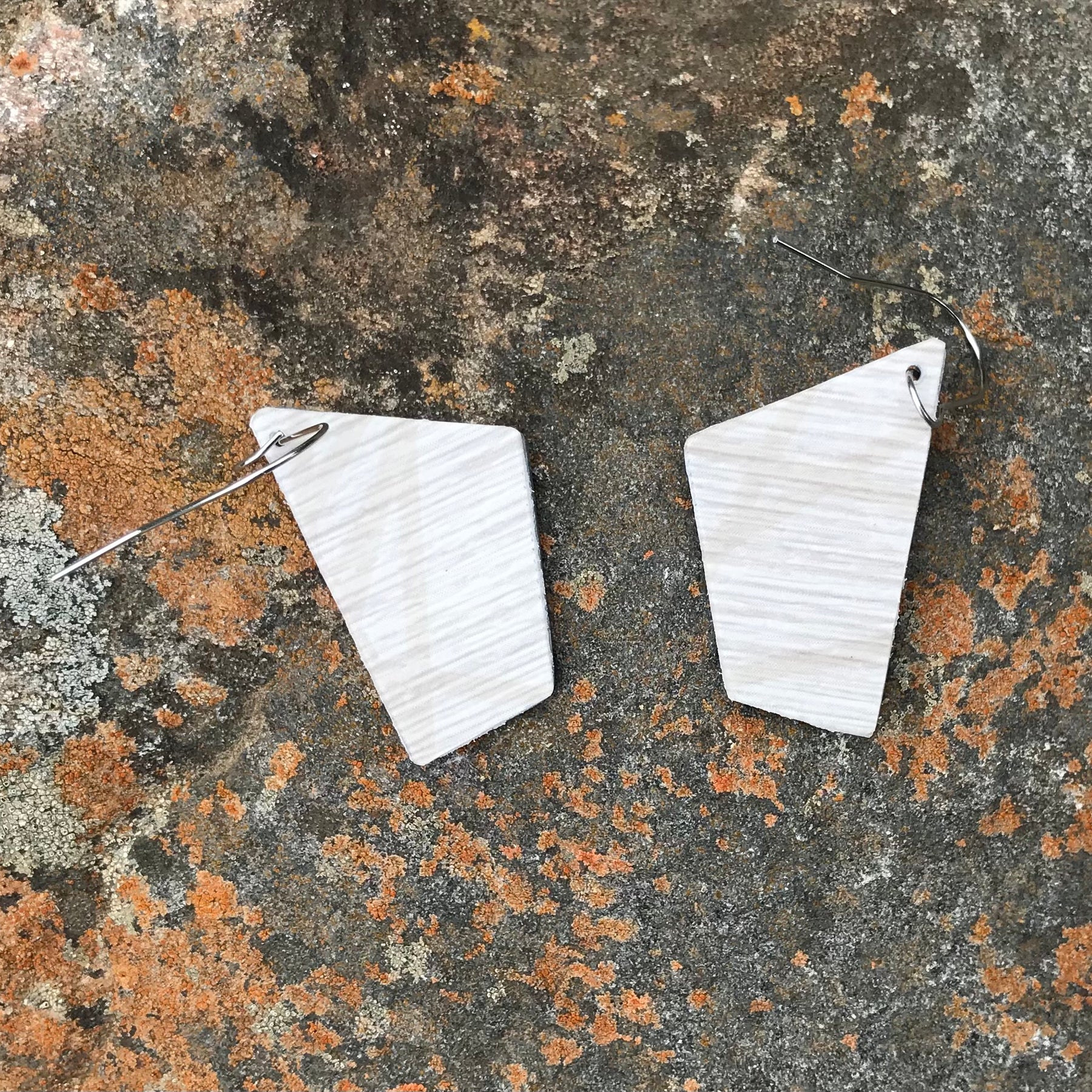 Vinyl Floor Earrings