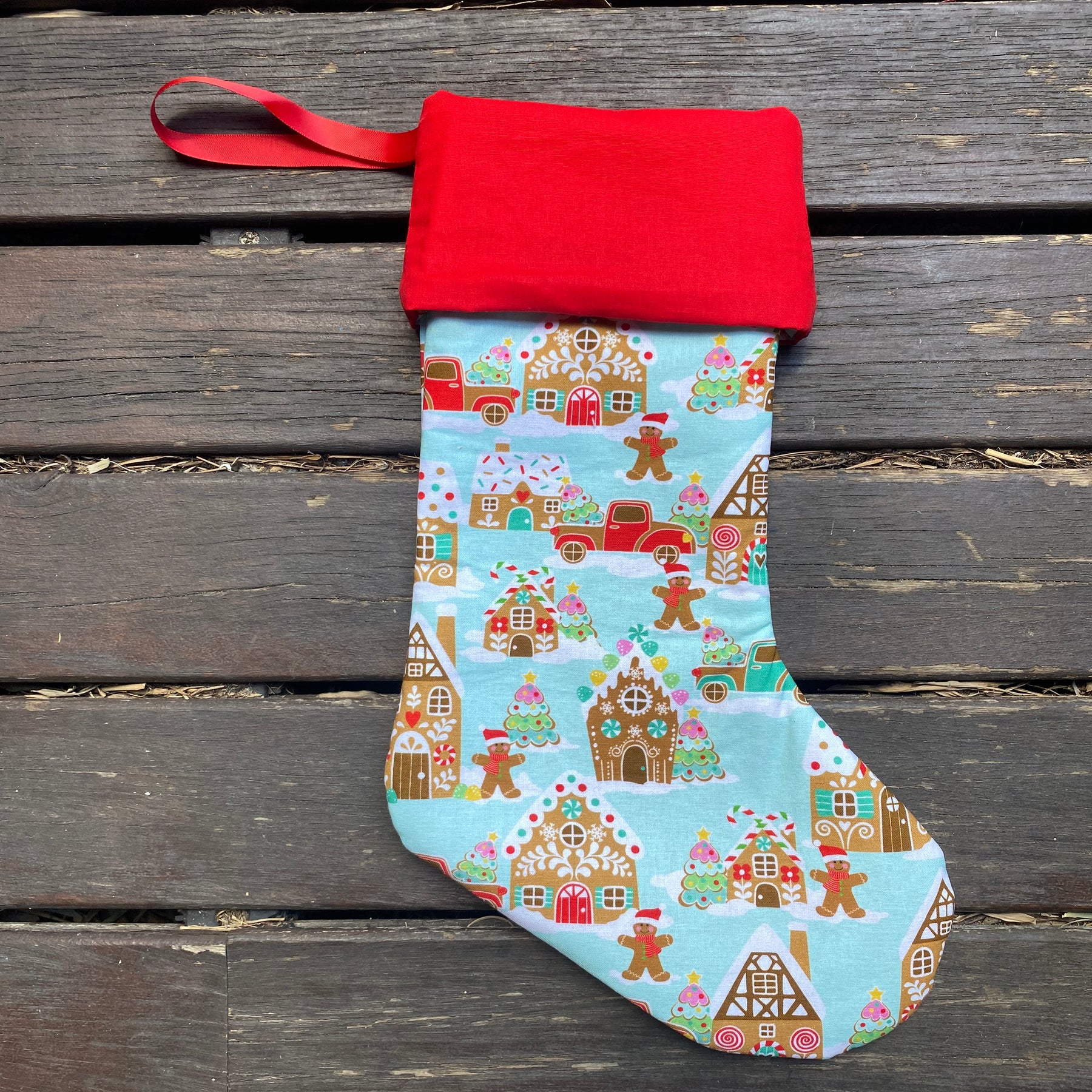 Gingerbread Christmas Stocking