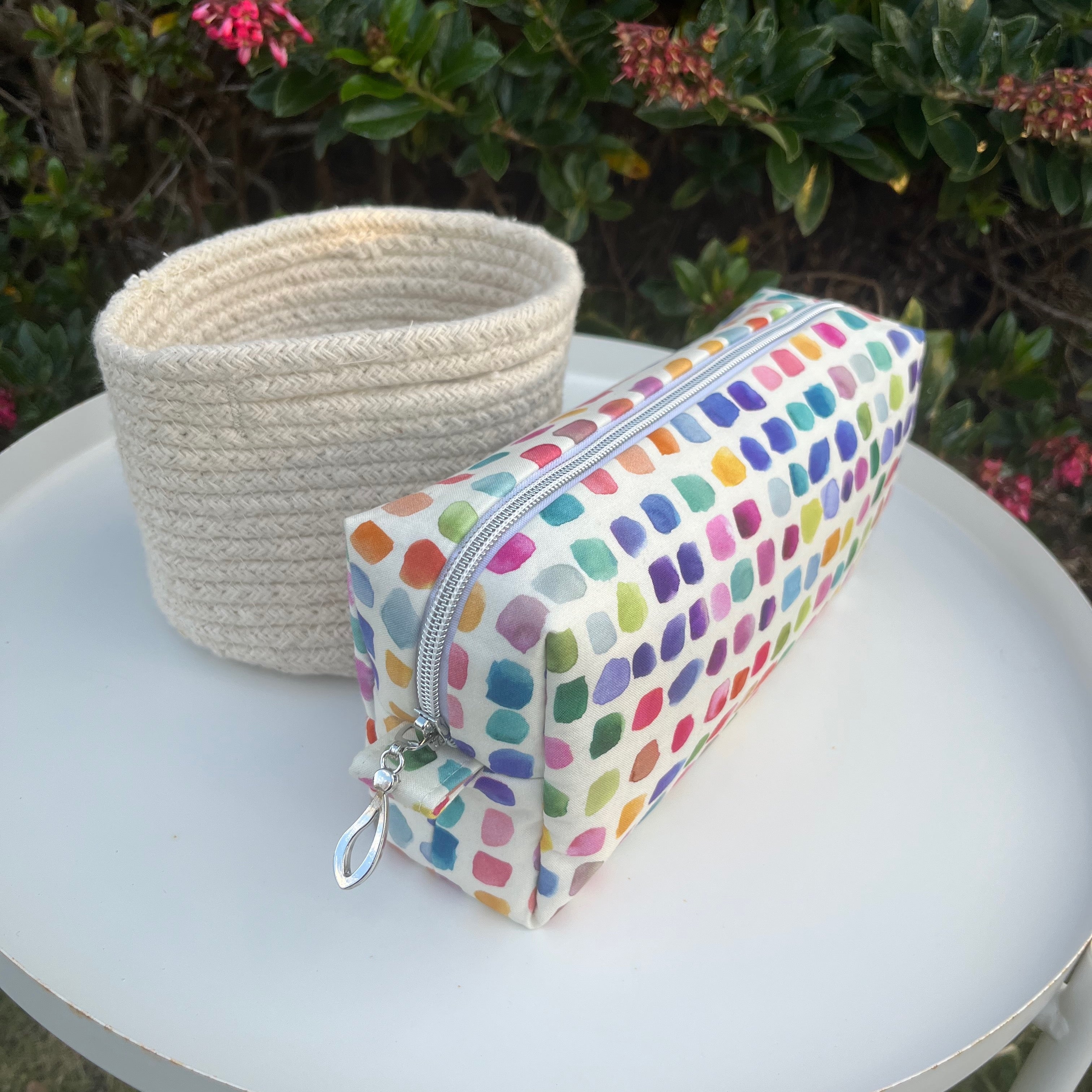 Bilby Pouch - Flowers Wee Colour Library Multi Bluebellgray (Lewis & Irene)