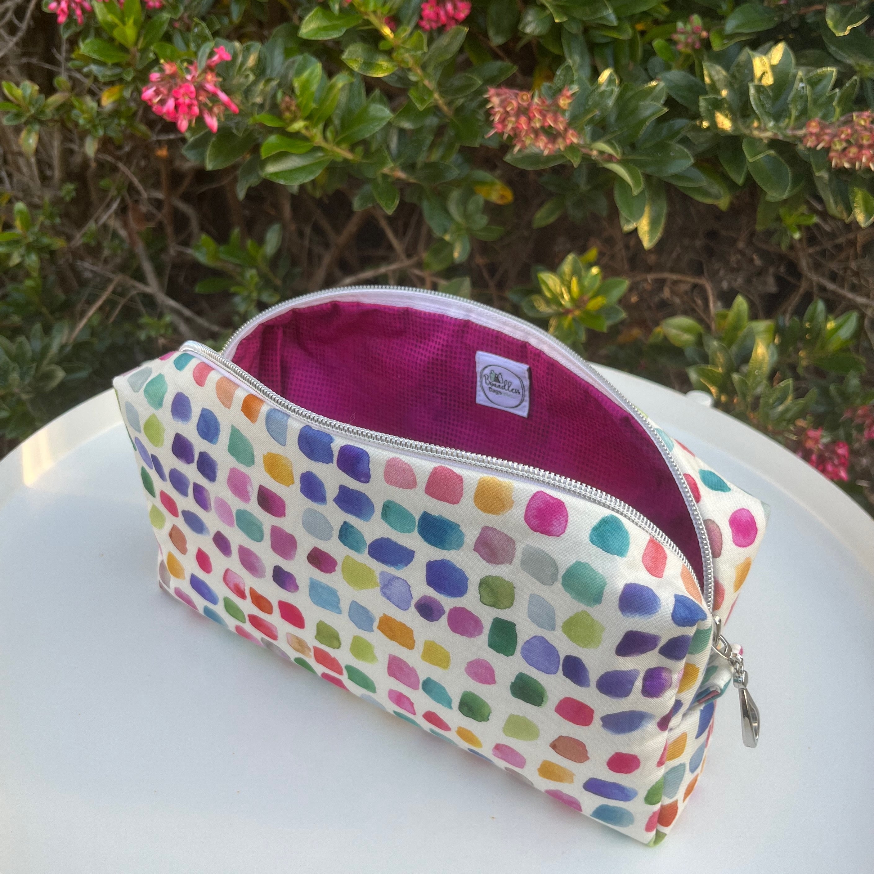 Bilby Pouch - Flowers Wee Colour Library Multi Bluebellgray (Lewis & Irene)