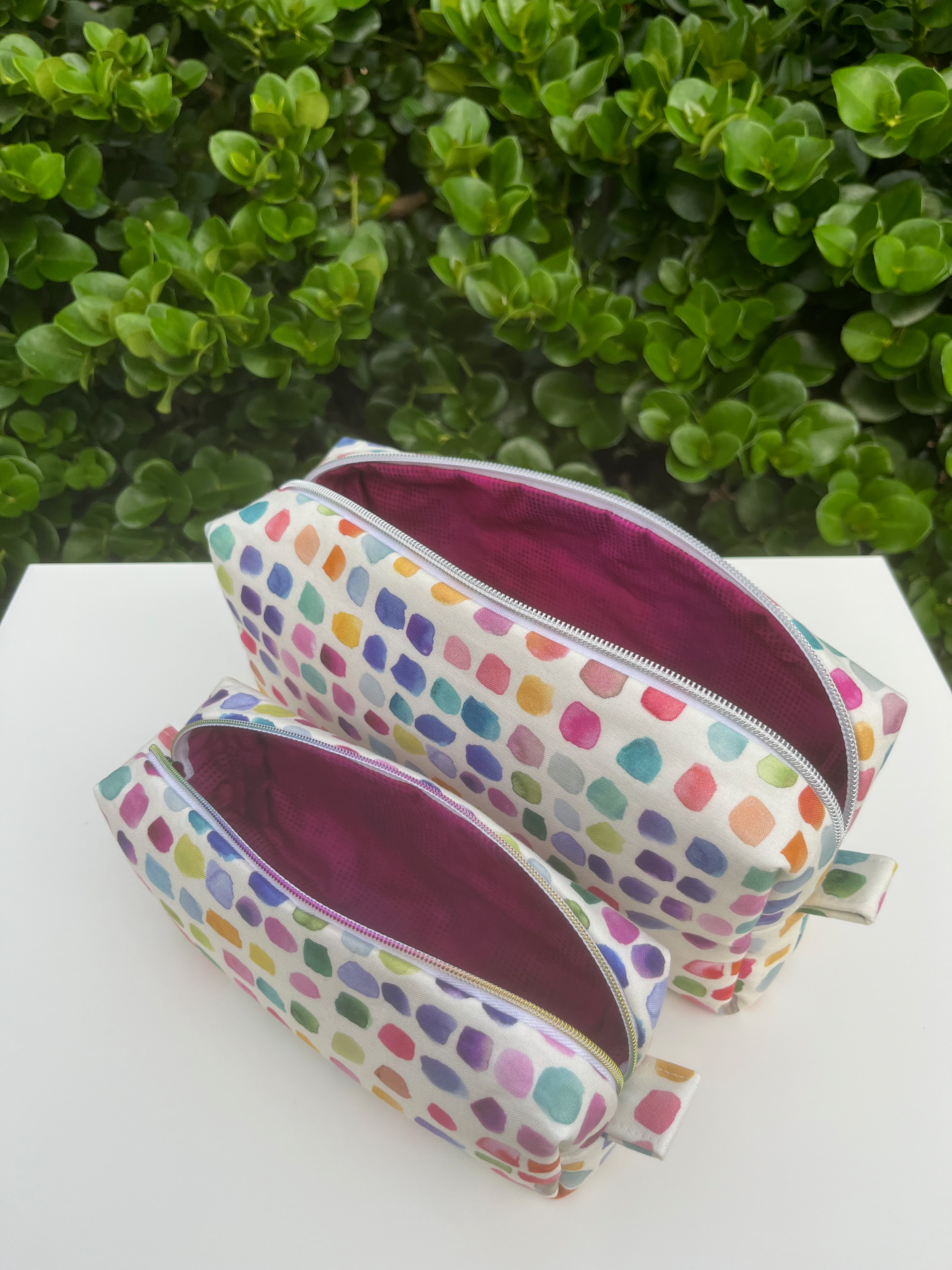 Bilby Pouch - Flowers Wee Colour Library Multi Bluebellgray (Lewis & Irene)