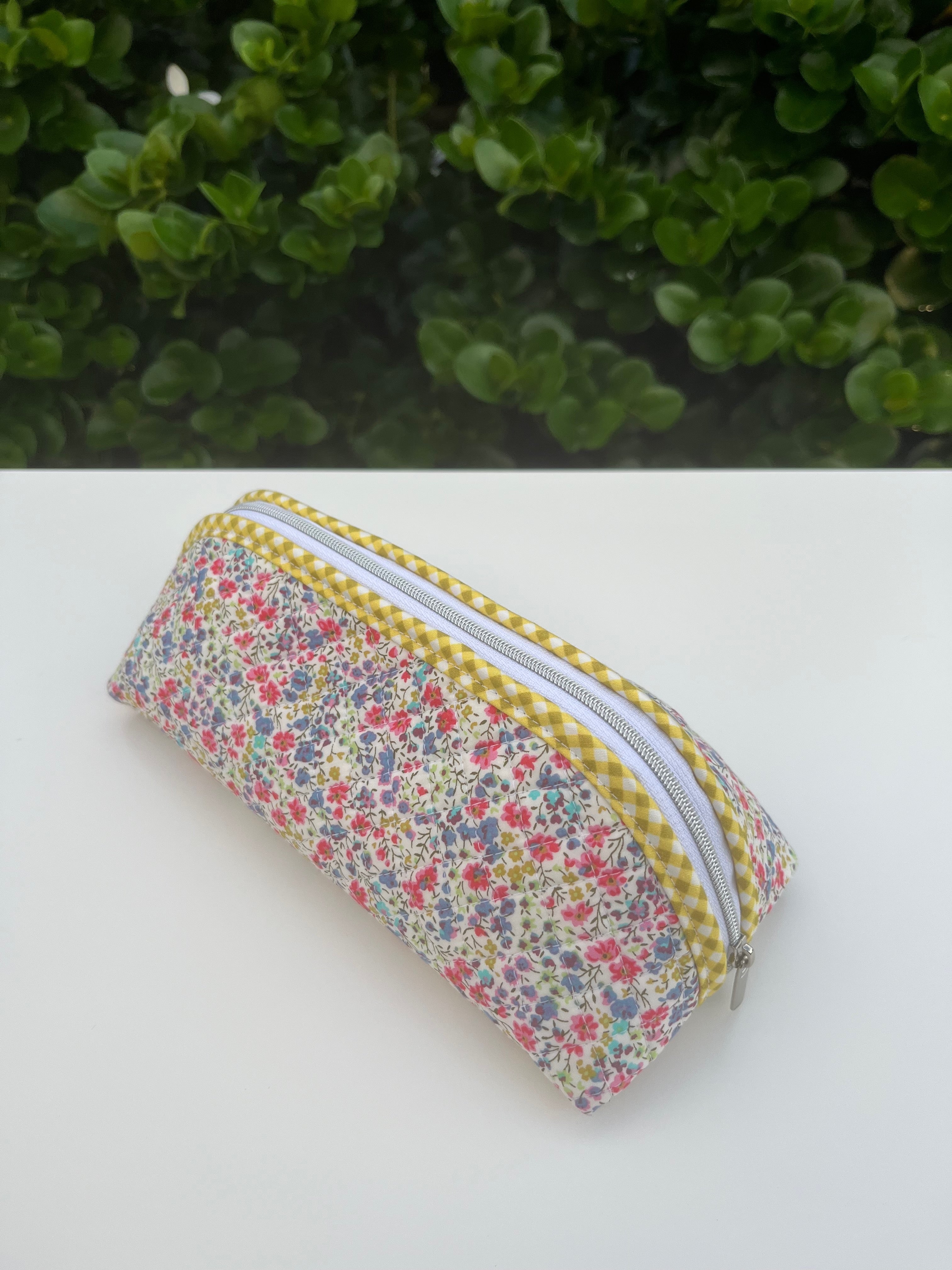 Quilted Trixie Zip Pouch – Liberty 'Phoebe Multi'