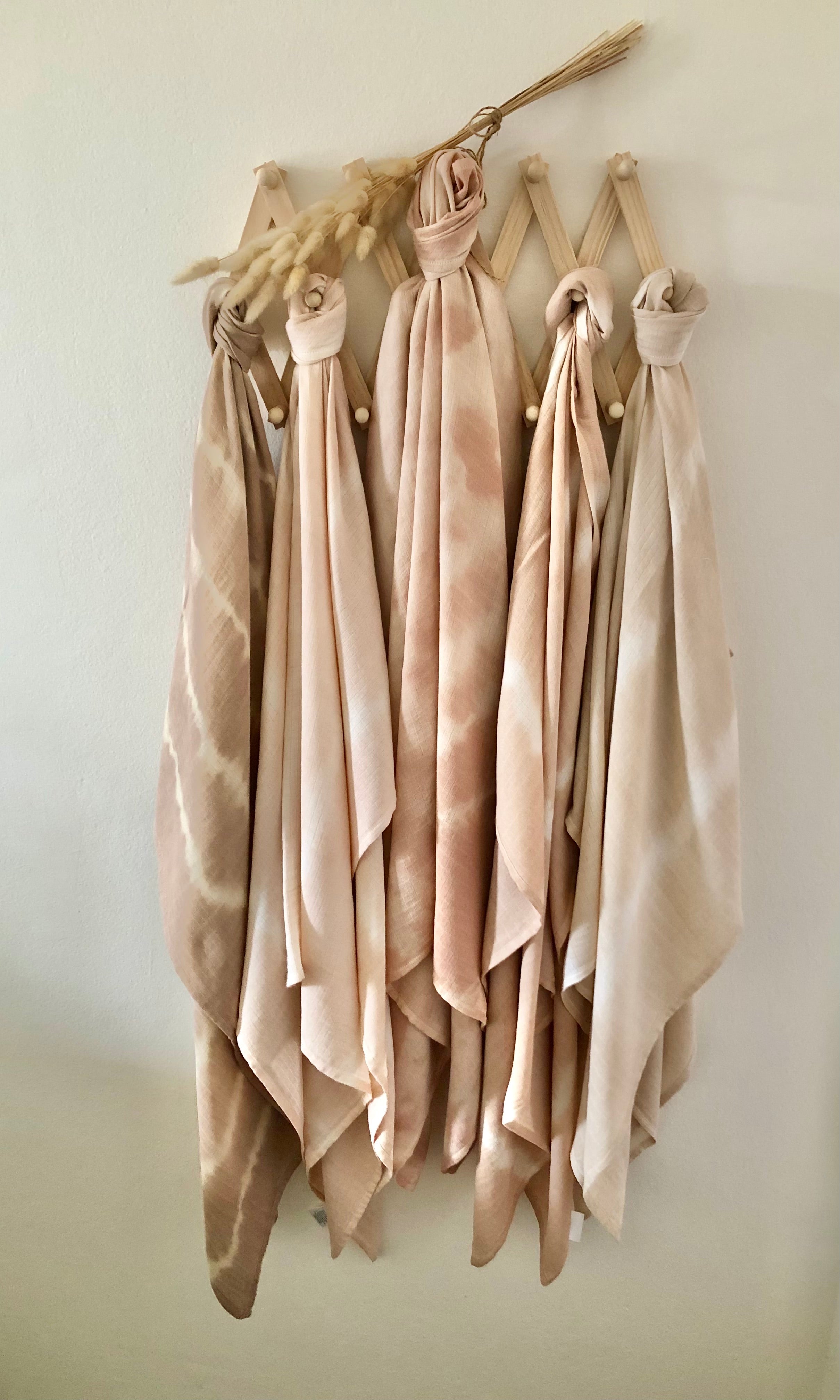 'BABY SWADDLES - HEMP & HAND DYED'
