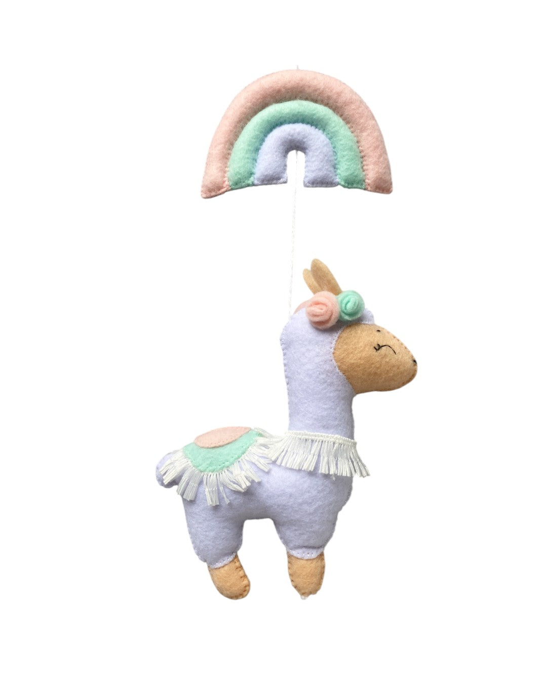Baby Llama Mobile for Nursery