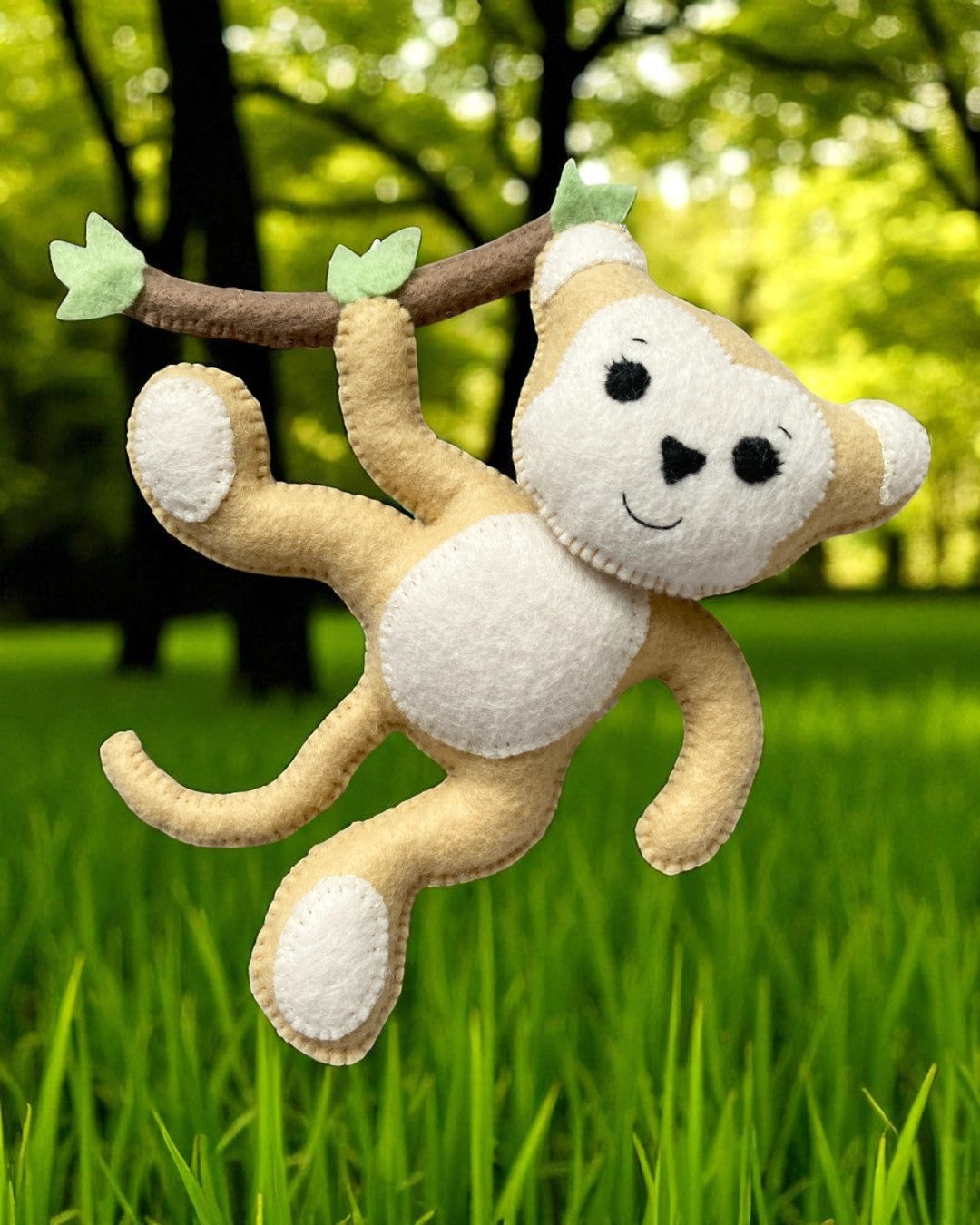 Safari Baby Mobile in Neutral Tones