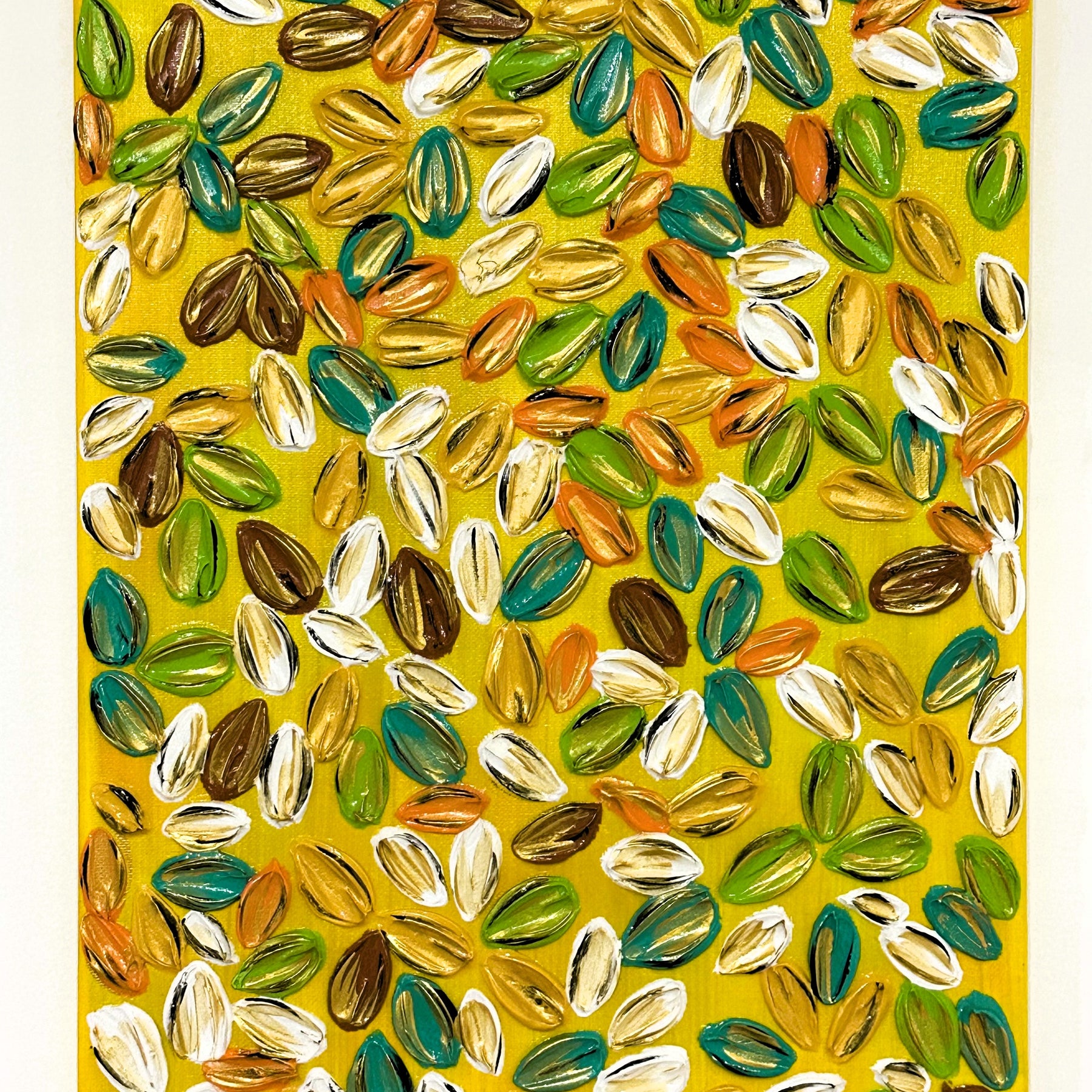 Leaf Mosaic- Textured Art