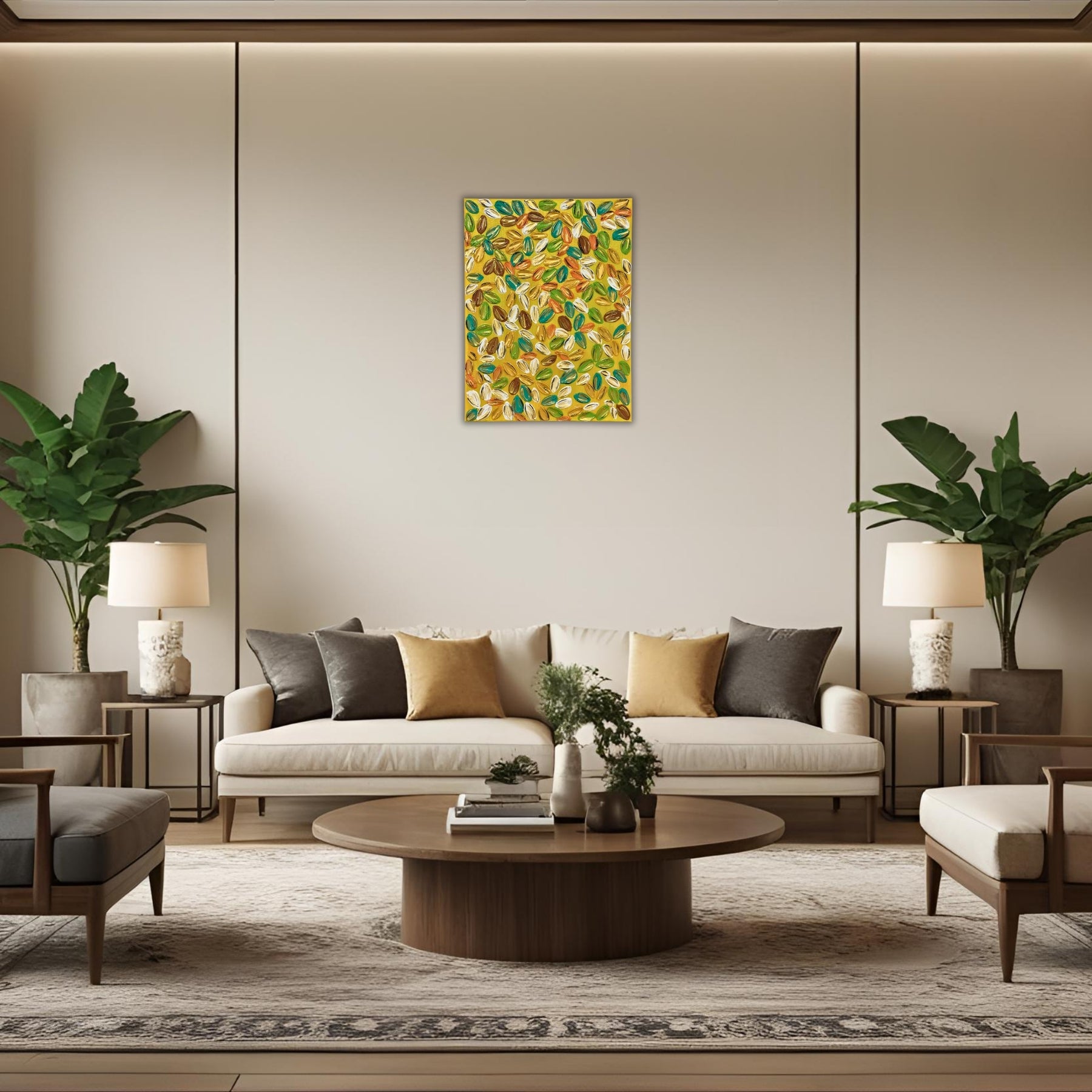 Leaf Mosaic- Textured Art