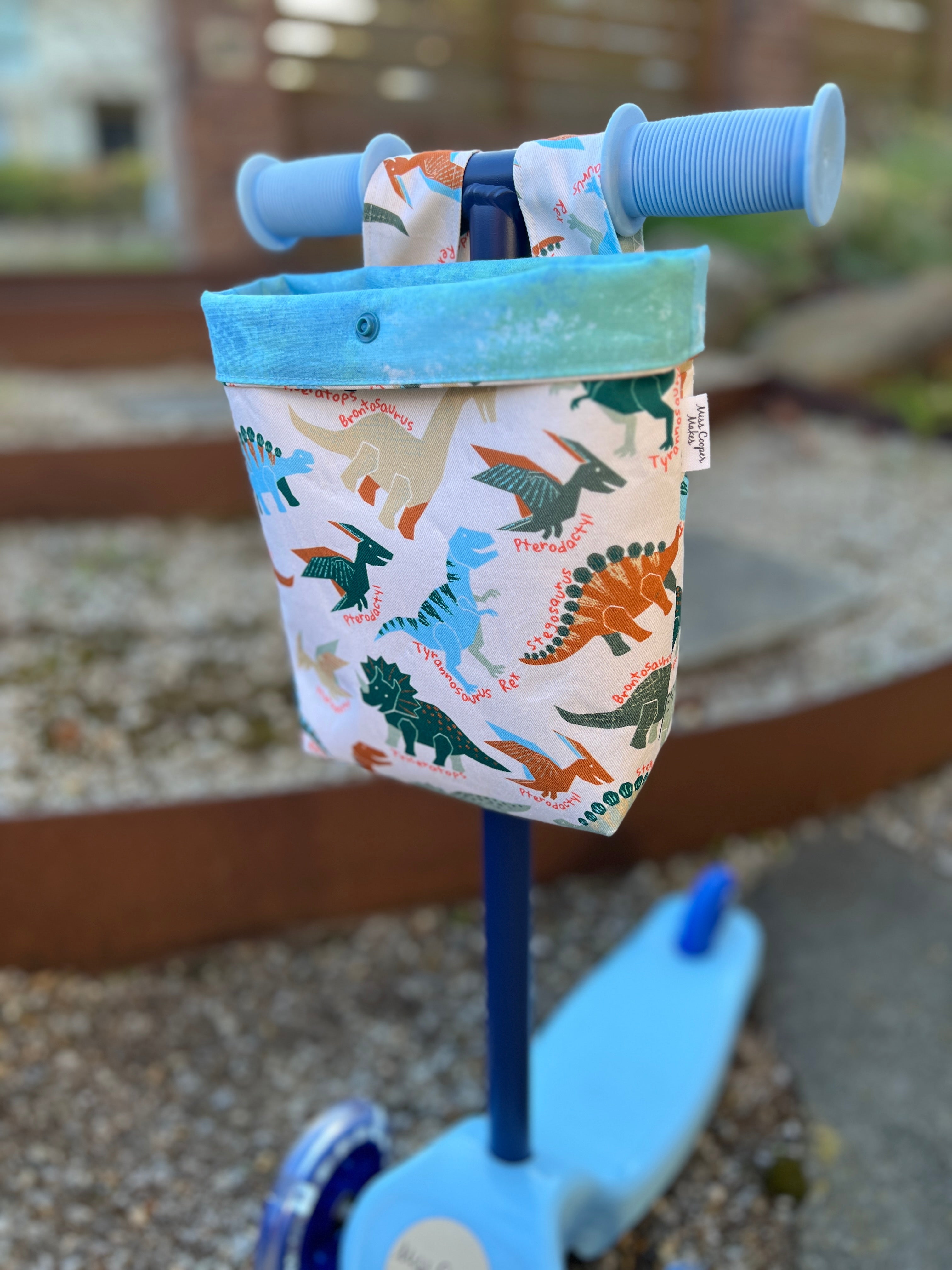 Scooter / Bike handlebar bag - Dinosaur Roar