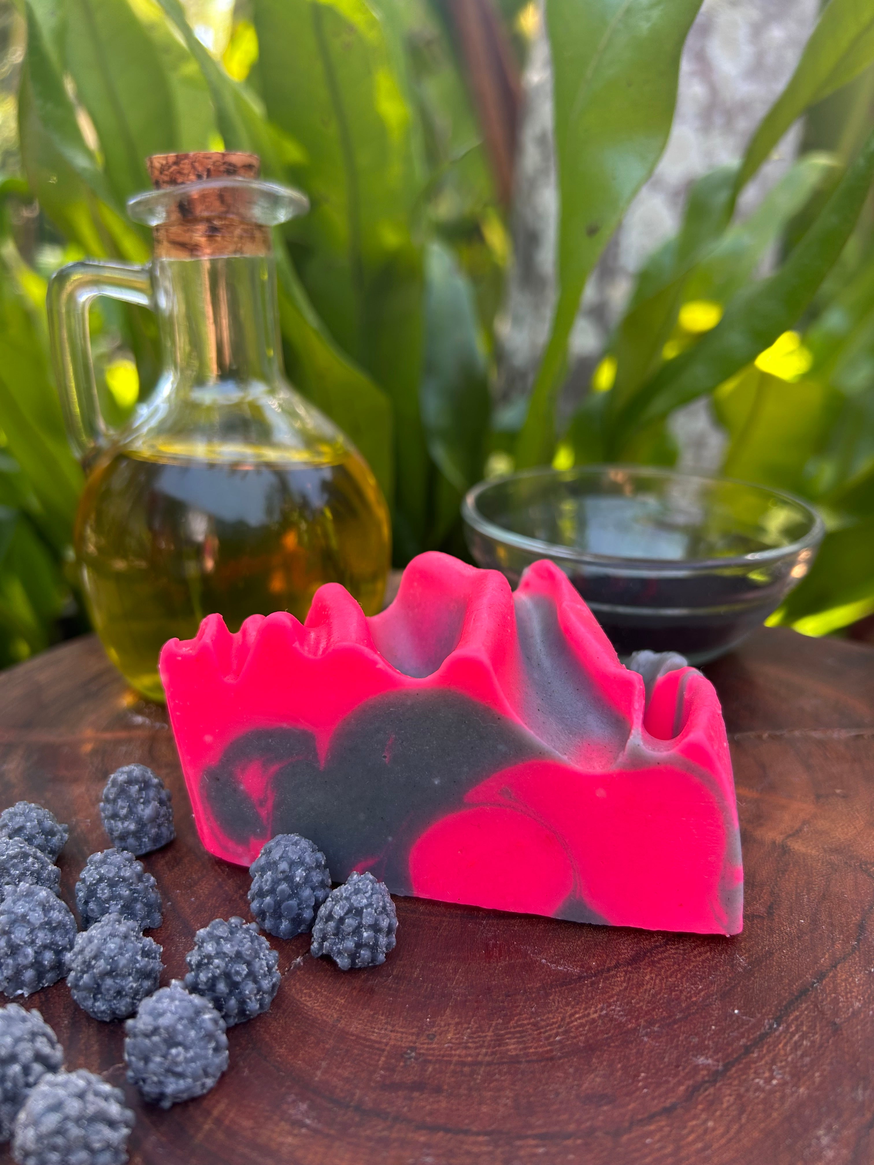 Luxurious Artisan Soap Gift | Black Raspberry & Vanilla Cake Slice