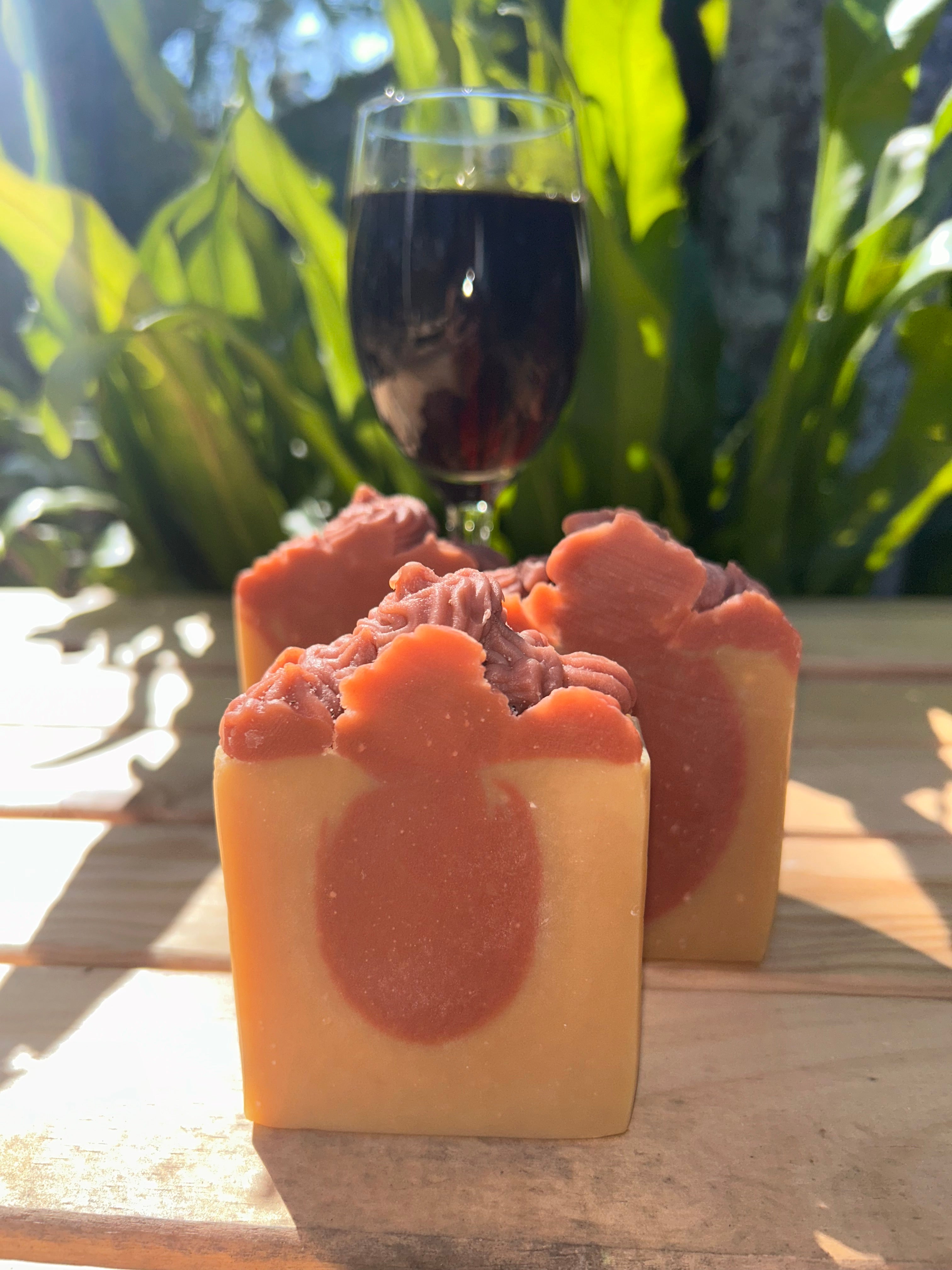 Handmade Organic Red Wine Soap | Luxury Natural Bath Bar