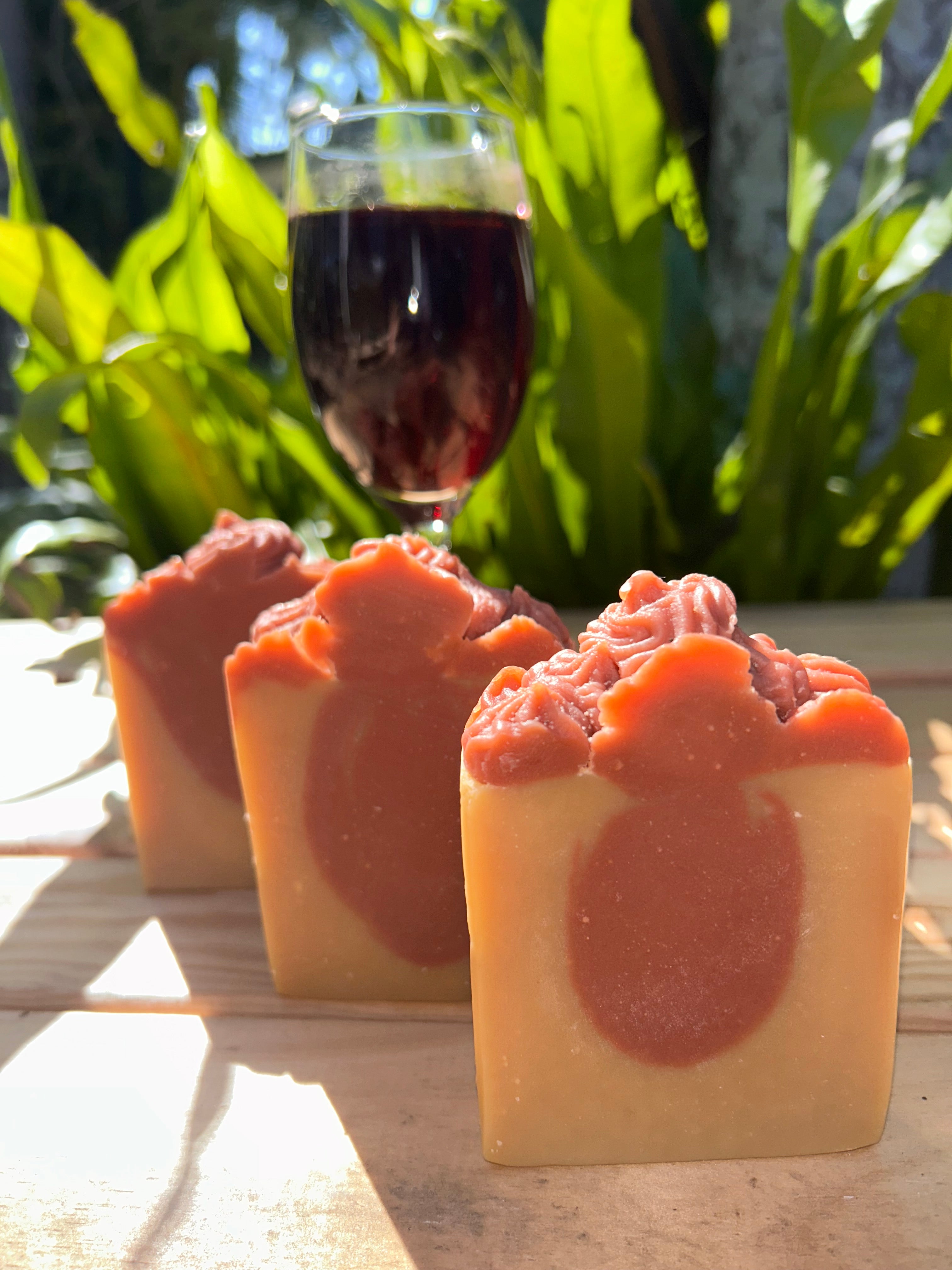 Handmade Organic Red Wine Soap | Luxury Natural Bath Bar