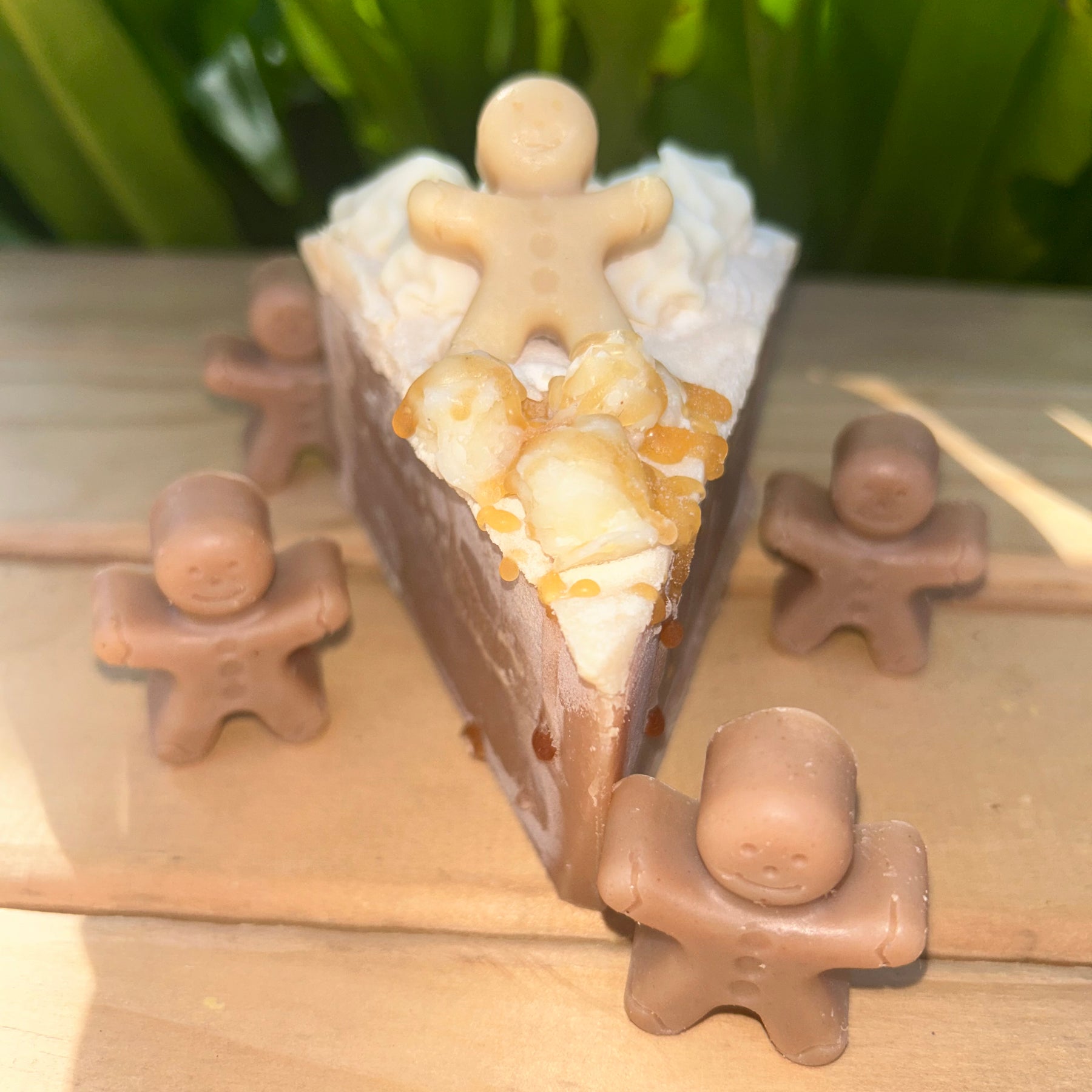 Handmade Soap | Pumpkin Spice Soap | Christmas Cake Soap Slice Gift
