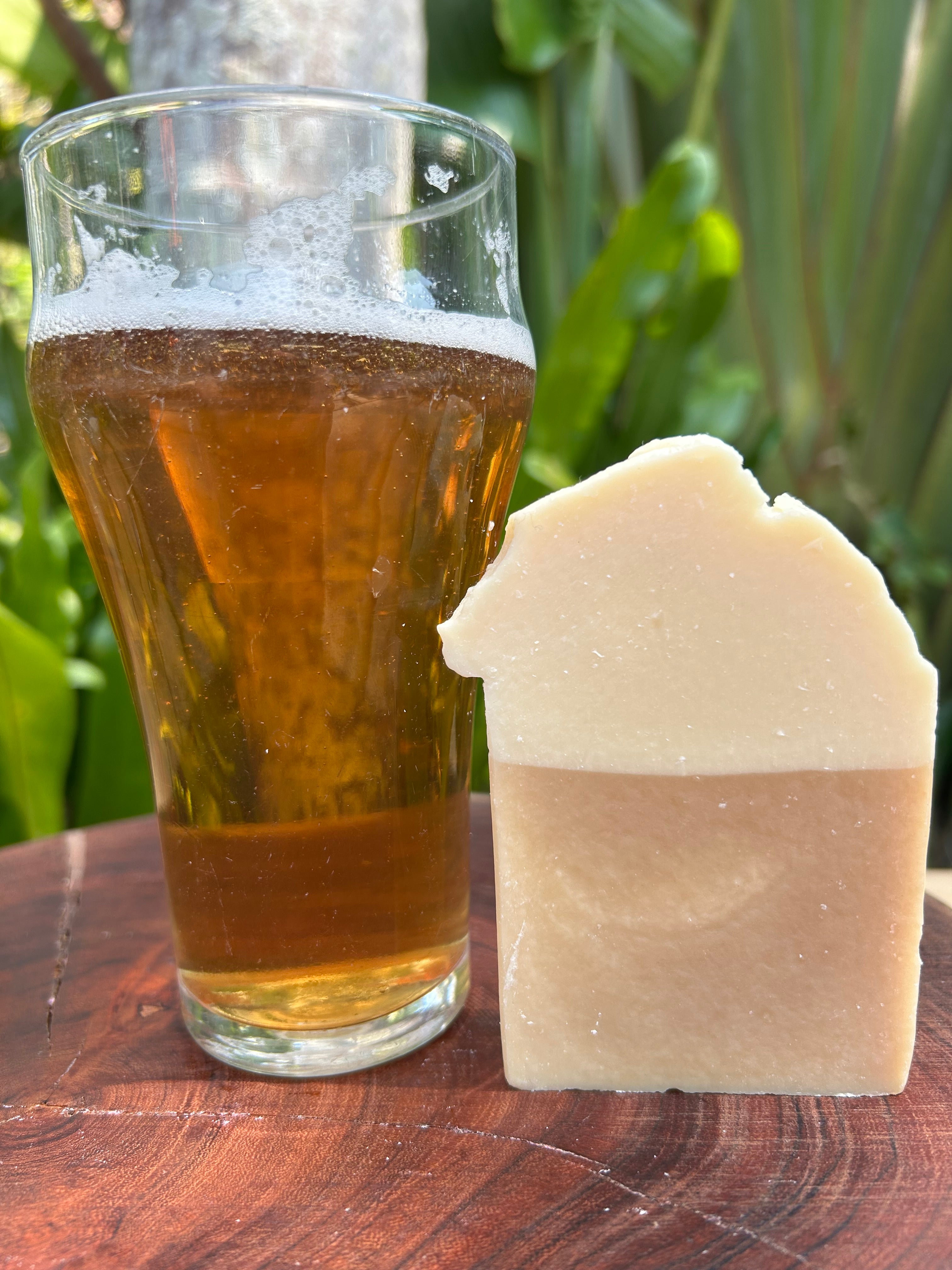 Handmade Beer Infused Soap | Natural Ingredients | Cocoa Powder Colours
