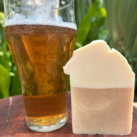 Handmade Beer Infused Soap | Natural Ingredients | Cocoa Powder Colours