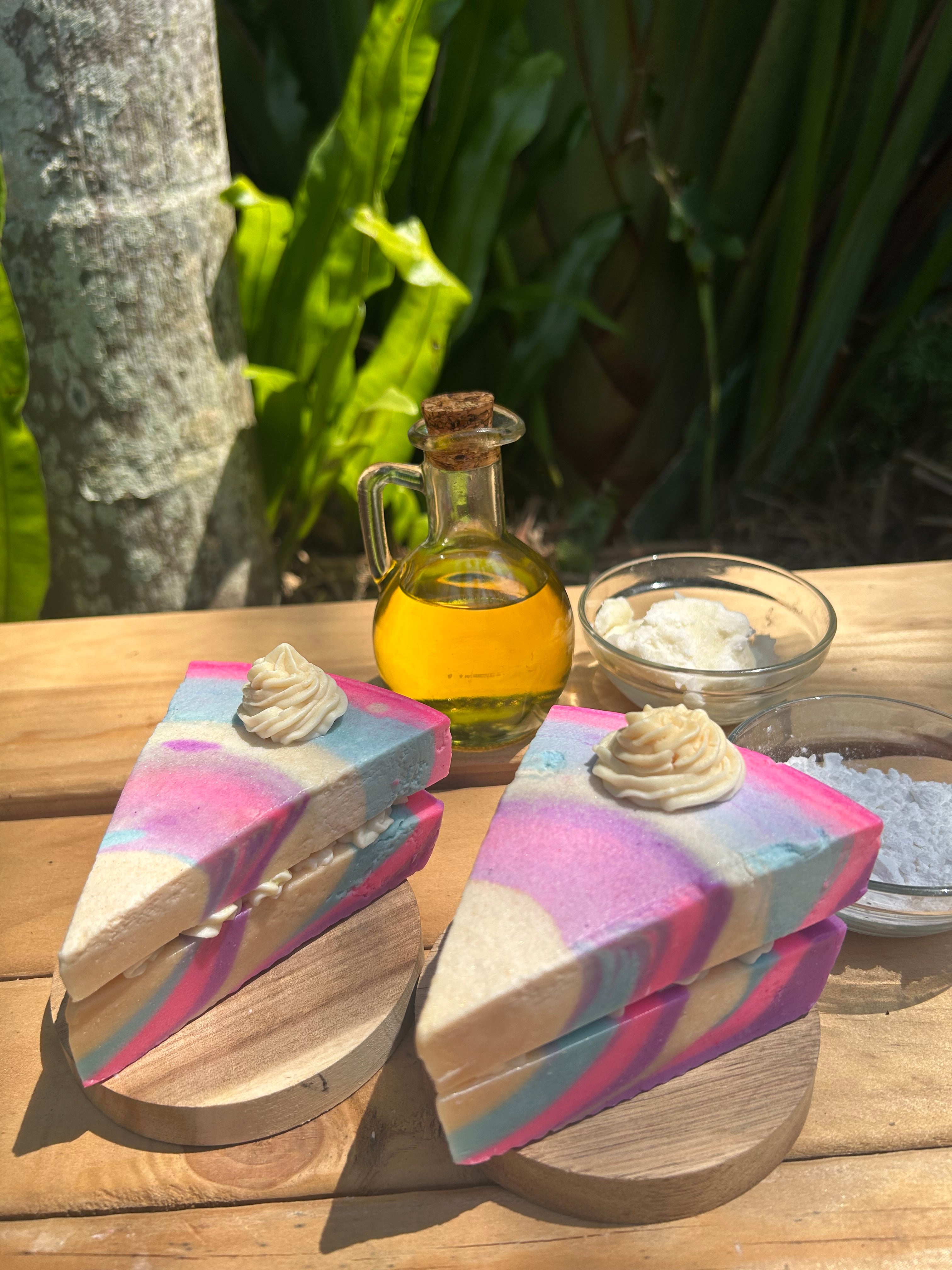 Handmade Birthday Soap Cake Slice | Natural Soap | Unique Gift