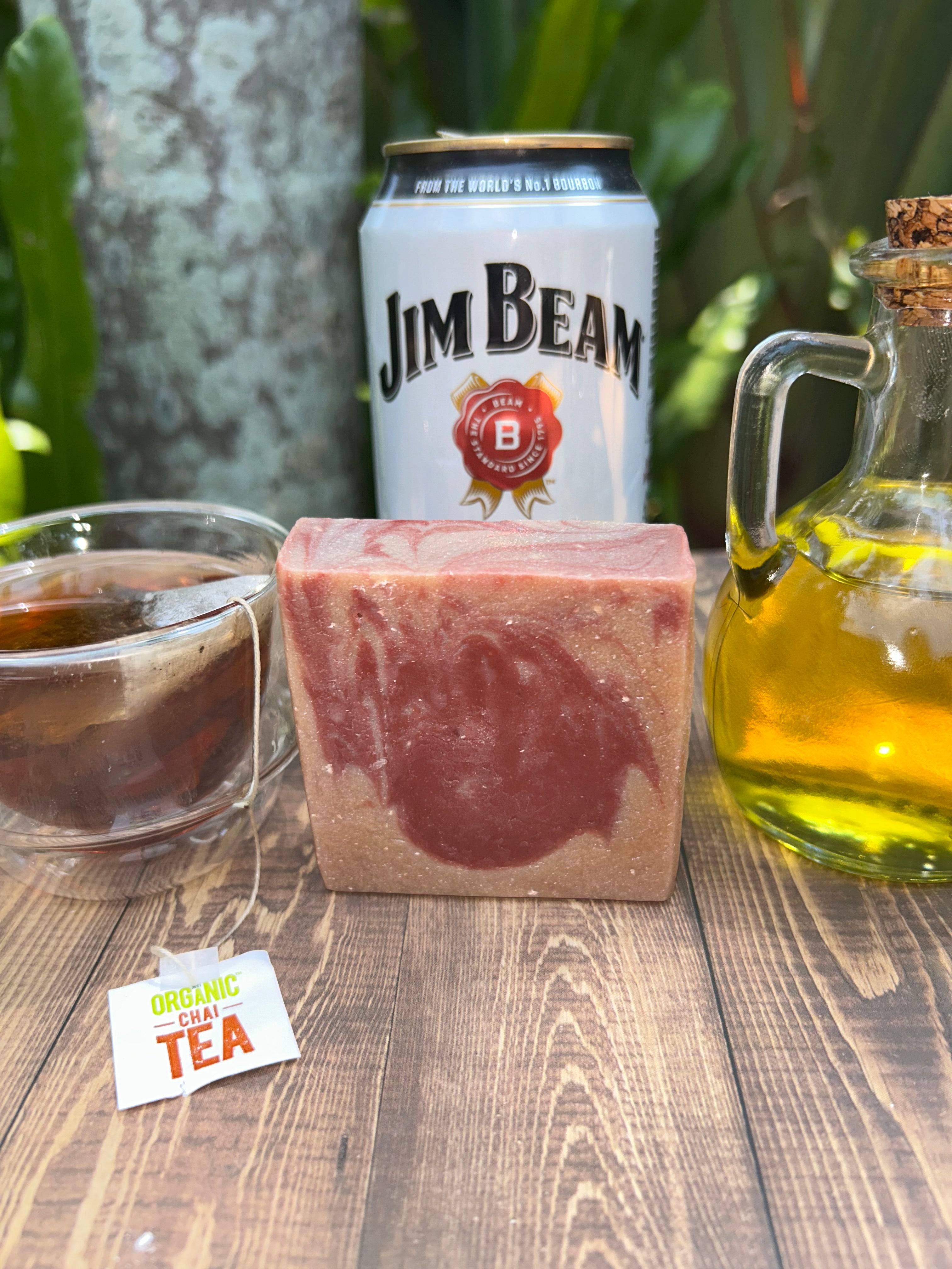 Organic Chai Infused Soap | Jim Beam and Cola Scented | Handmade