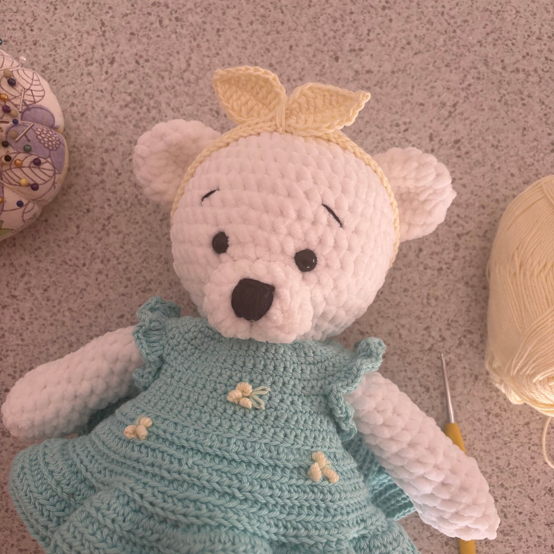 Cuddly Bear in dress