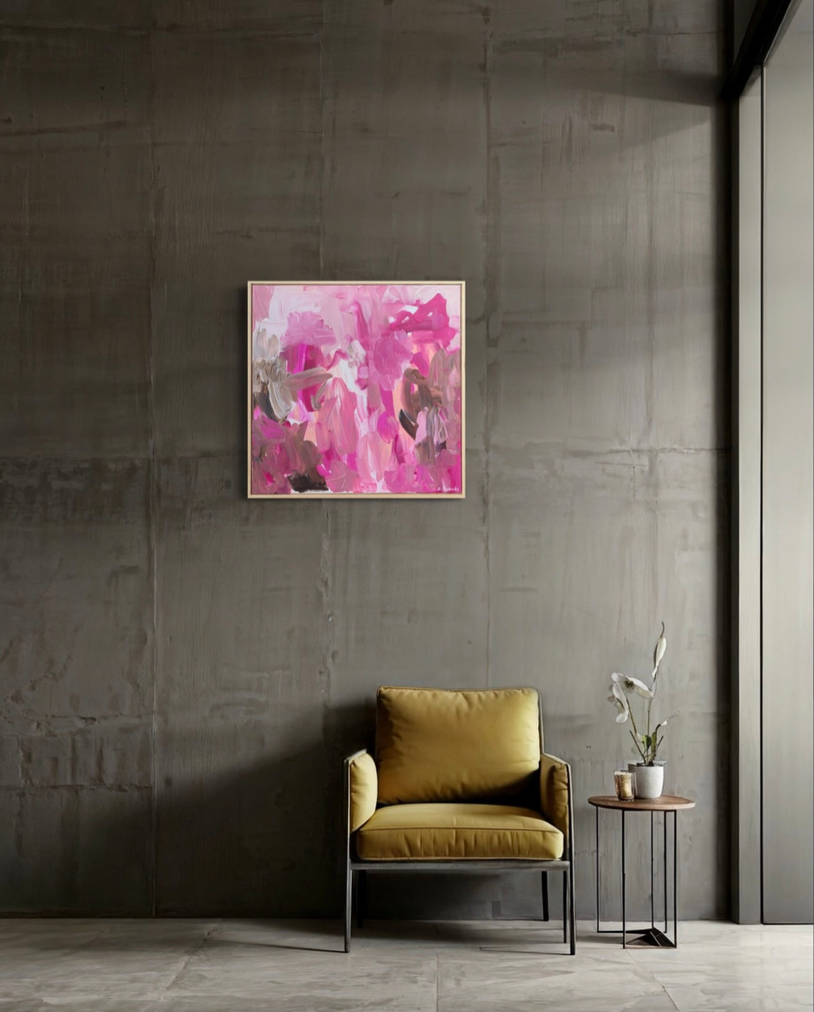 The Whys and Wherefores framed large original abstract art artwork wall art