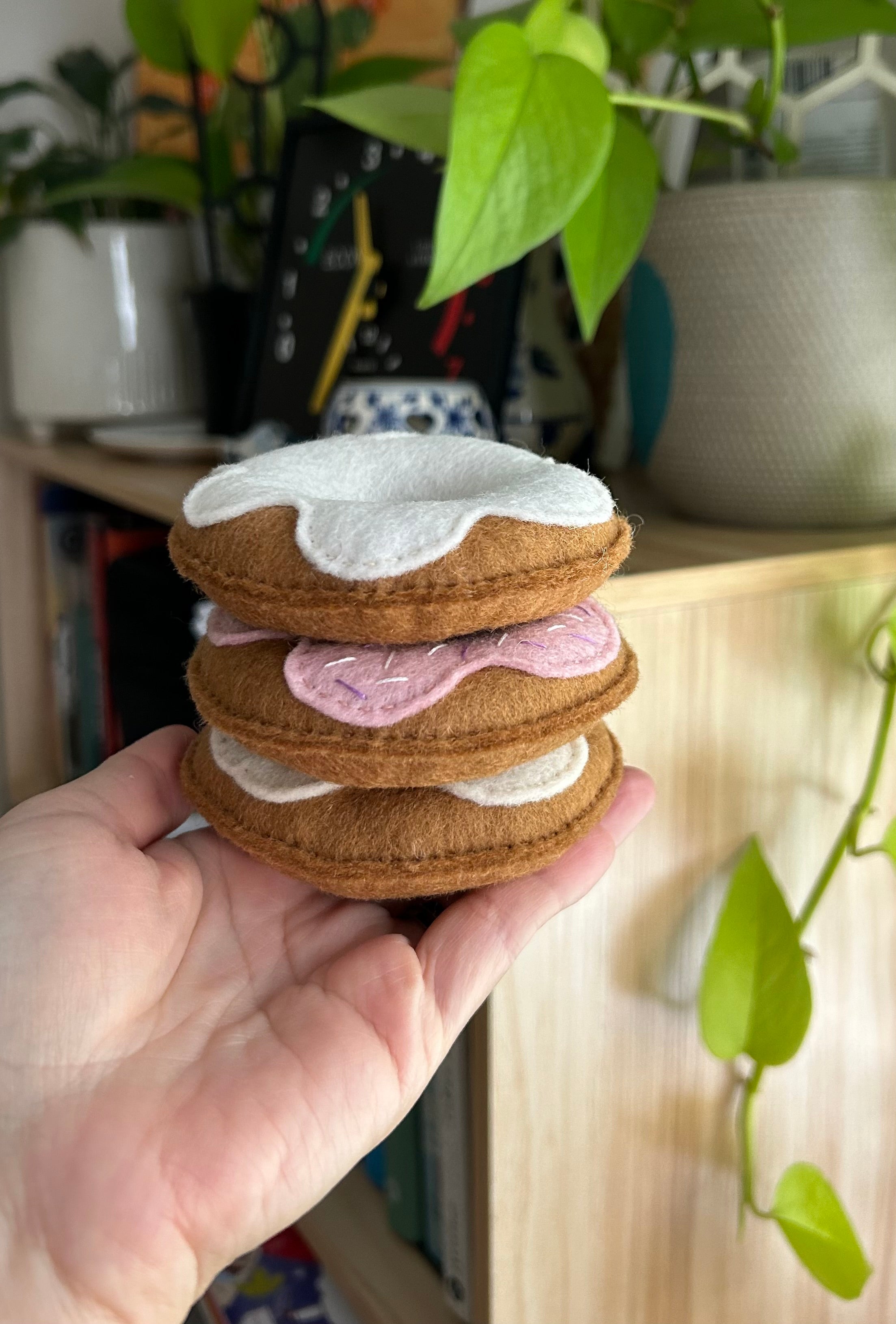 Donut, play food, play kitchen, felt food