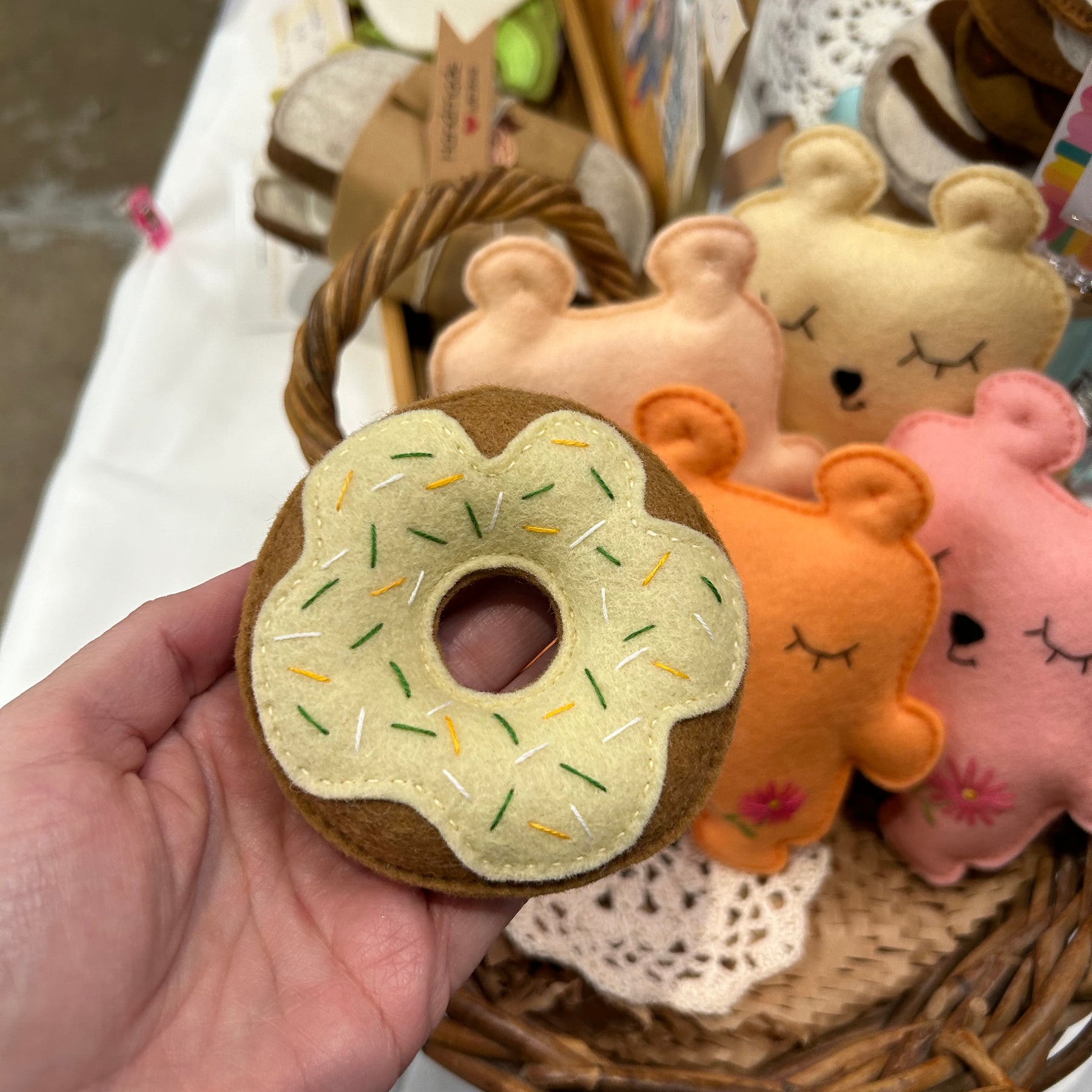 Donut, play food, play kitchen, felt food