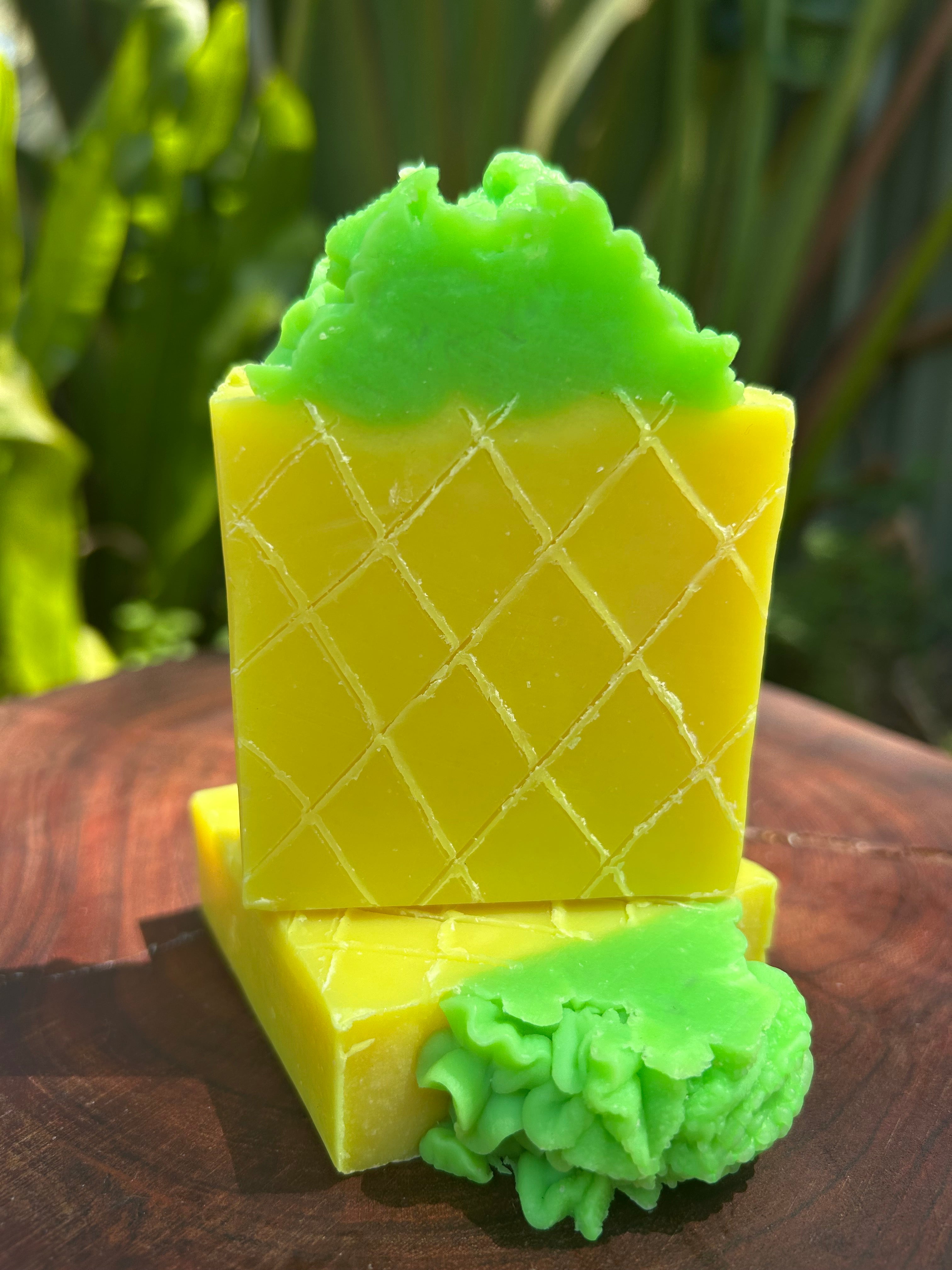 Pineapple Infused Handmade Soap | Natural Ingredients | Citrus Fragrance | Unique Soap
