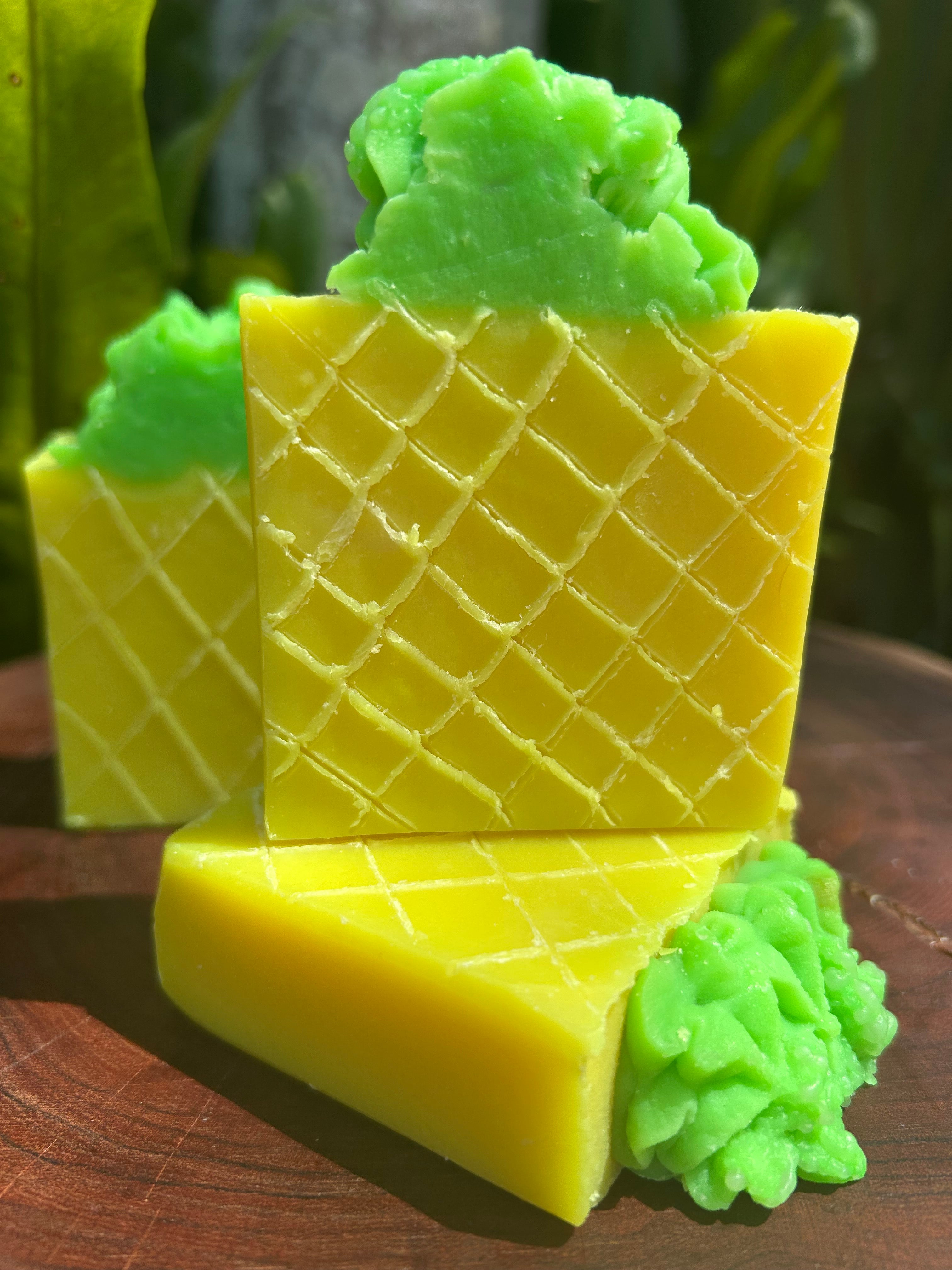 Pineapple Infused Handmade Soap | Natural Ingredients | Citrus Fragrance | Unique Soap
