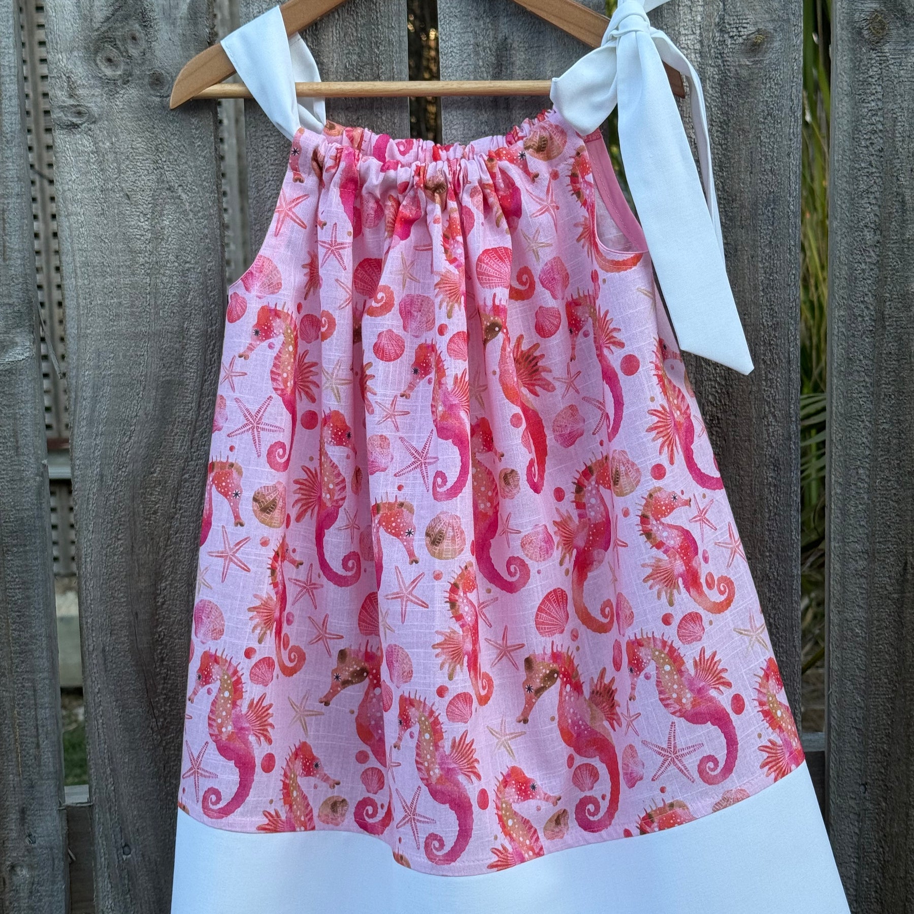 Girls Seahorse summer dress , size 4