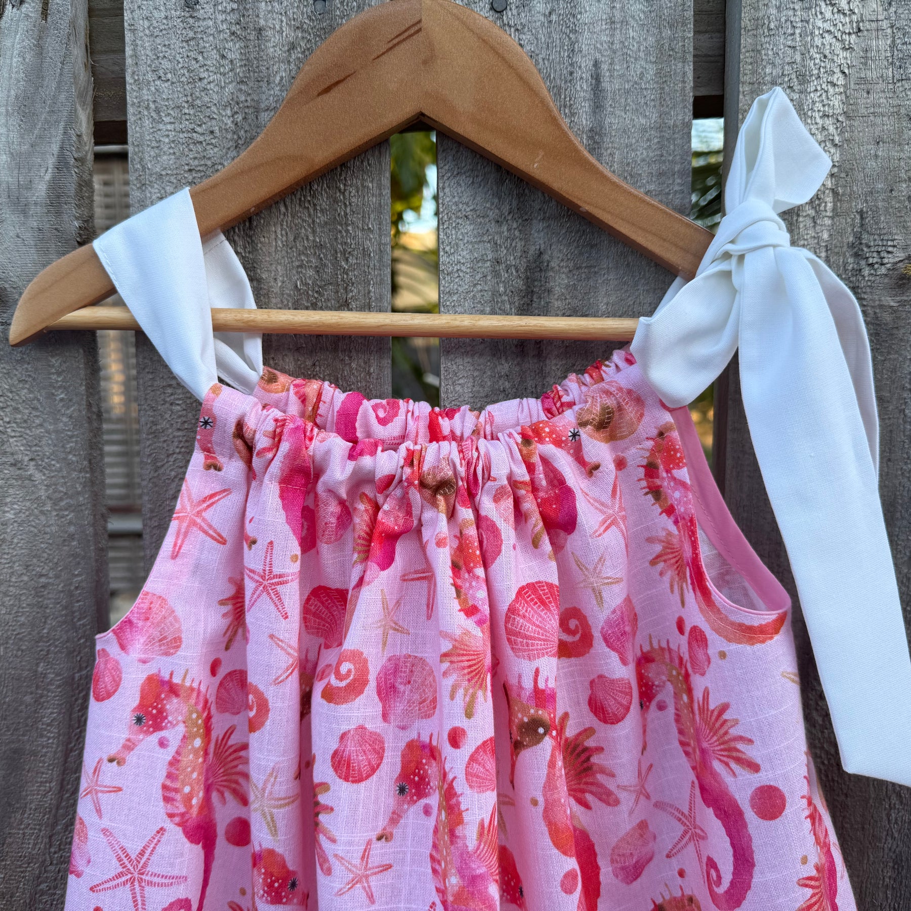 Girls Seahorse summer dress , size 4
