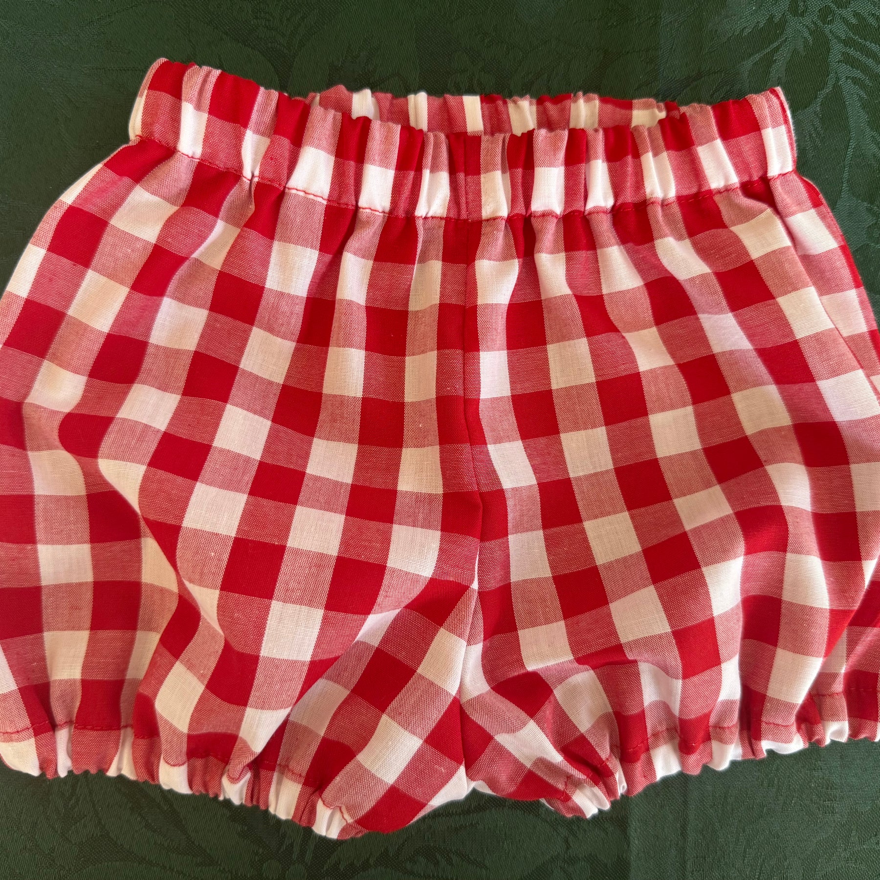 Handmade baby Christmas outfit