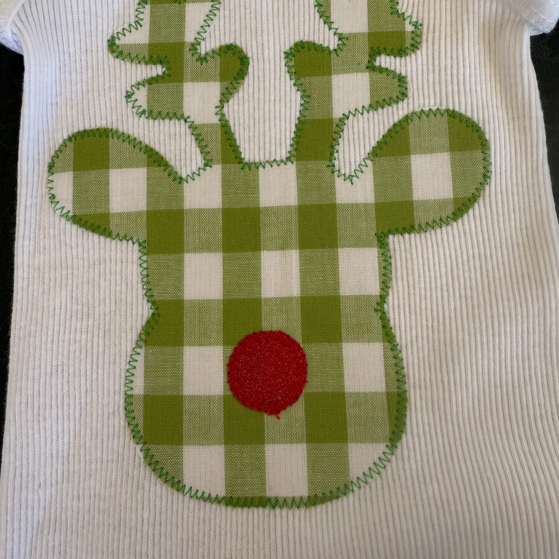 Handmade baby Christmas outfit