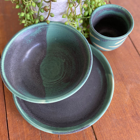 Dinner Set for 1|Ceramic|Handmade Pottery