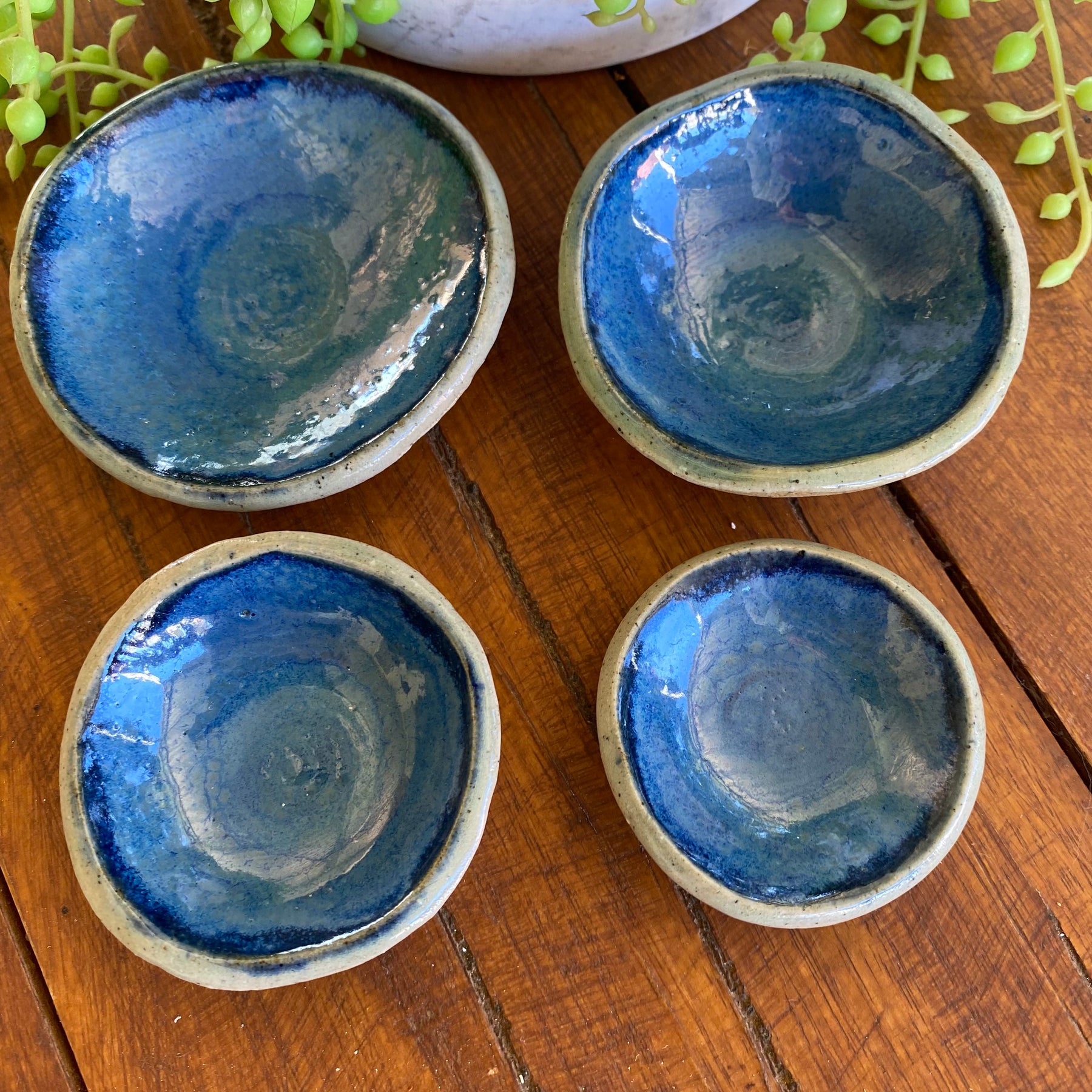 Condiment Dish Set|Stackable|Handcrafted Pottery