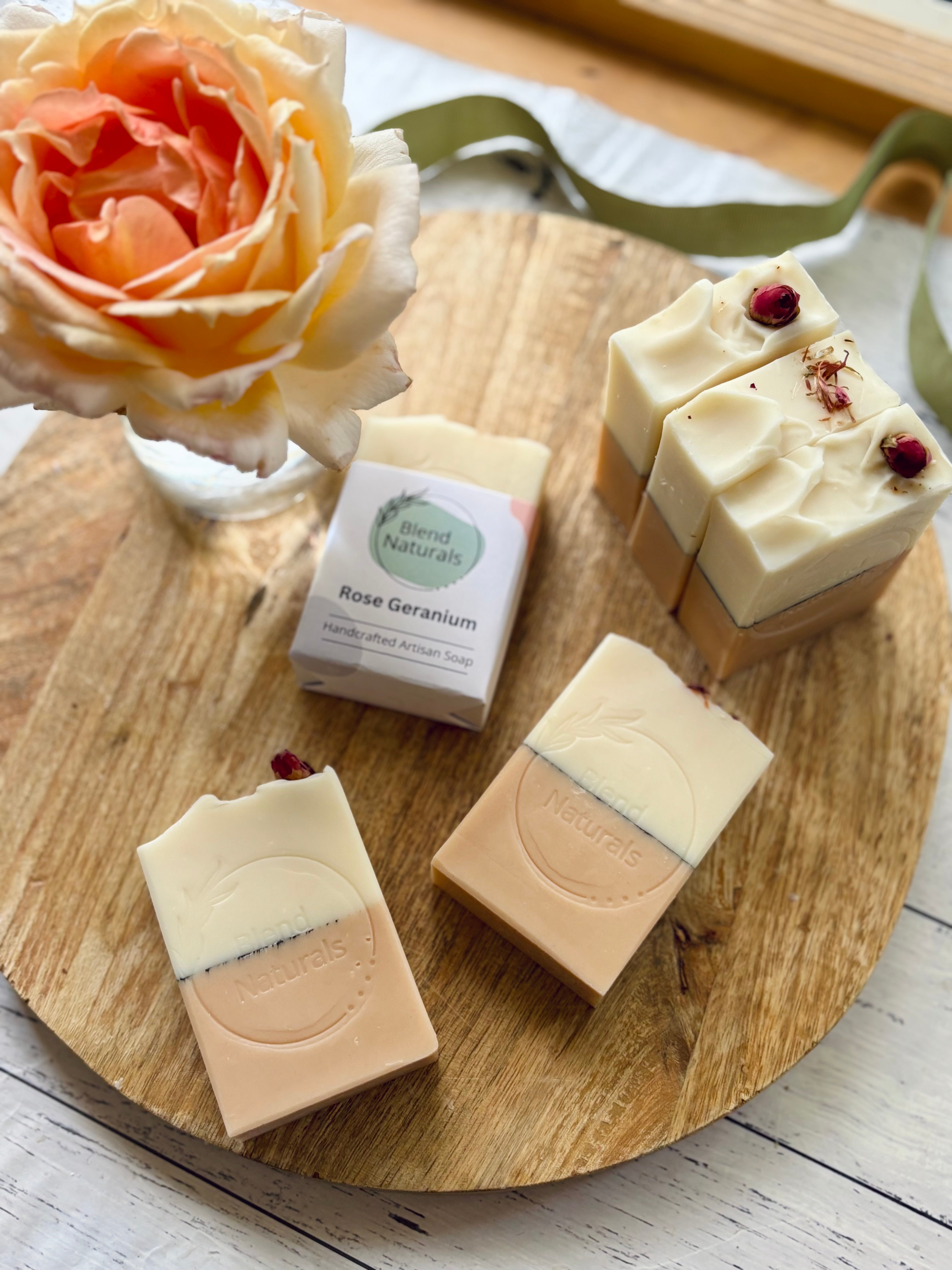 Rose Geranium | Handcrafted Natural Soap Bar